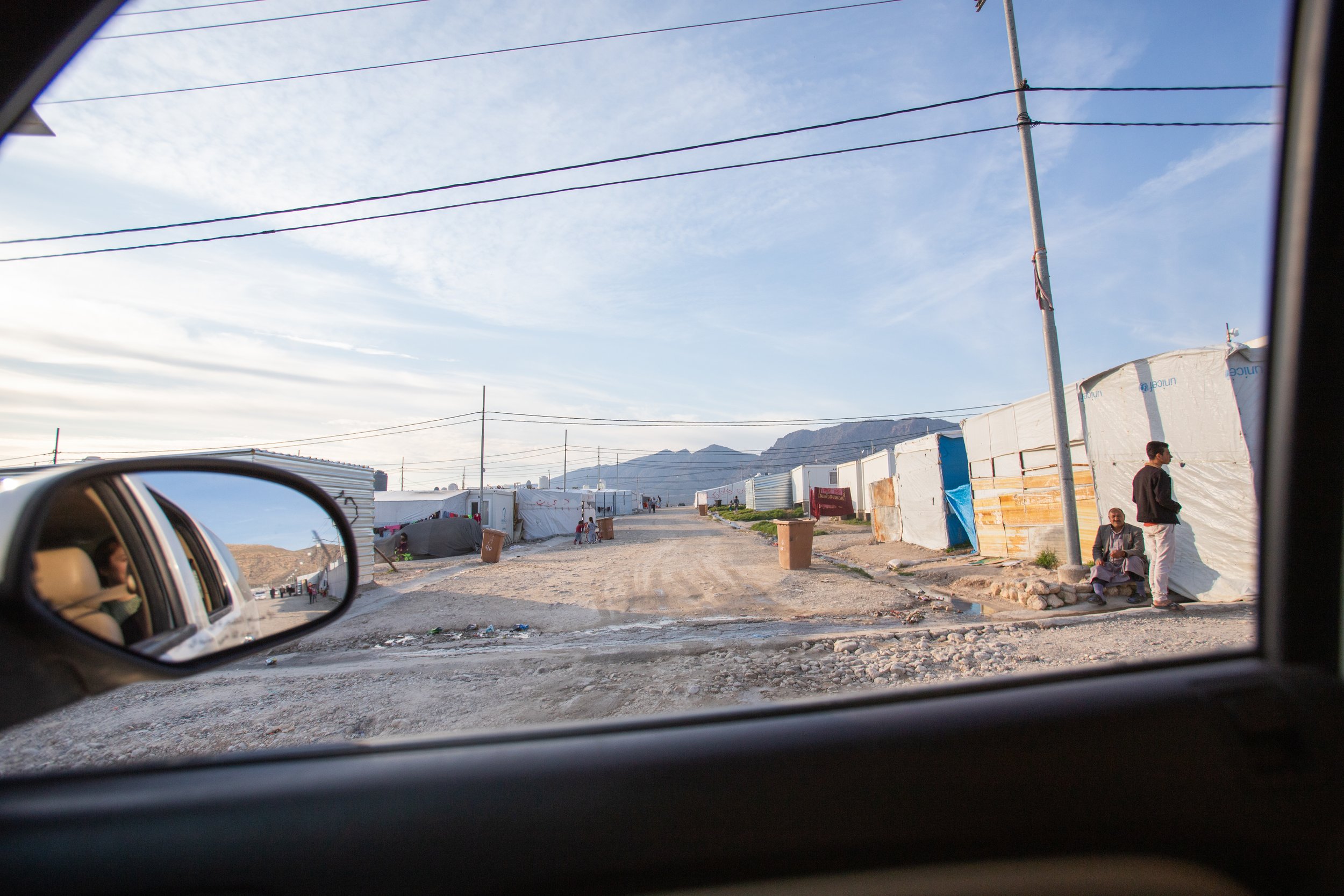 One of many camps for those internally displaced by the war with ISIS.