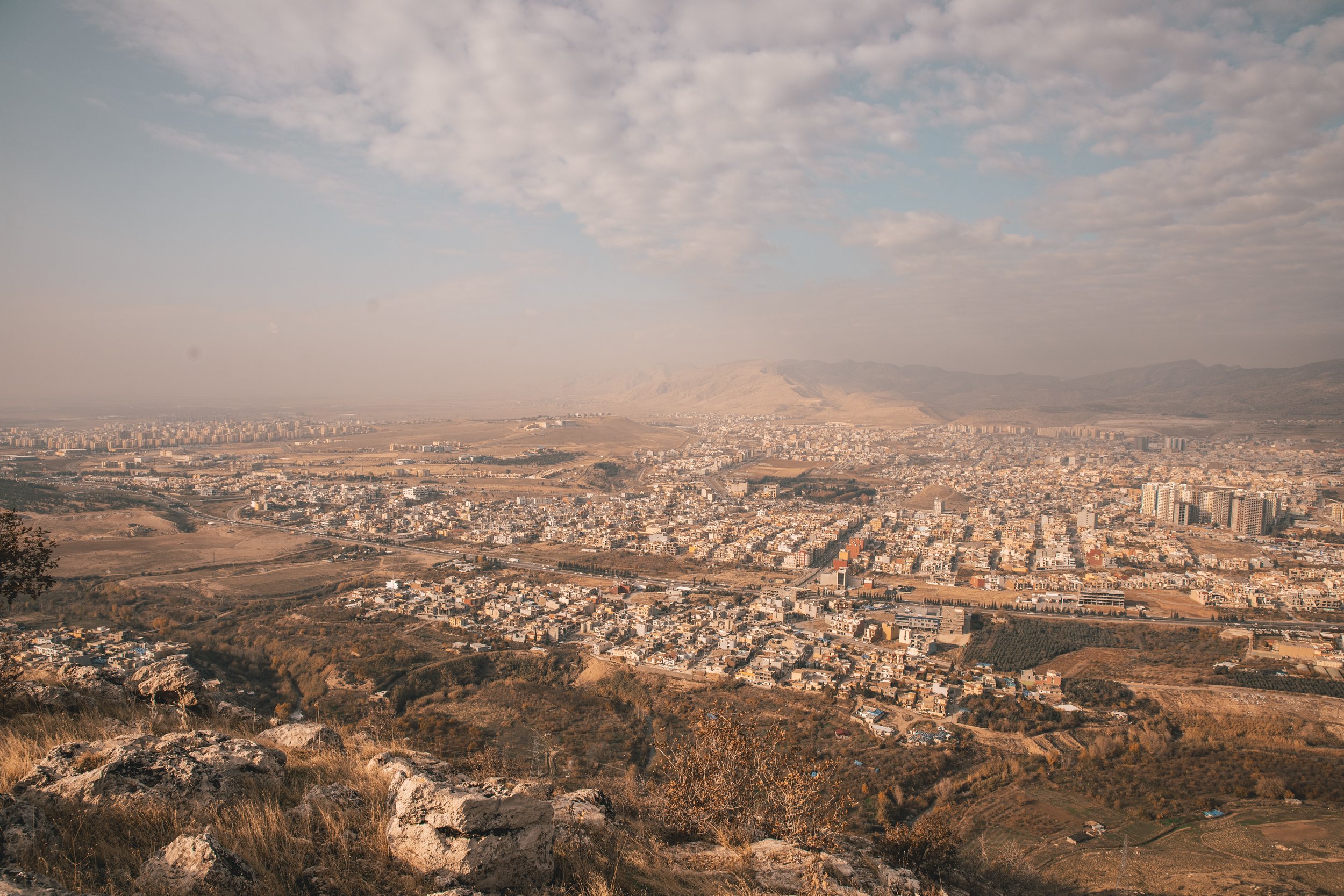 Overlooking one of the cities near where I travel to as part of the work for the nonprofit I help with.