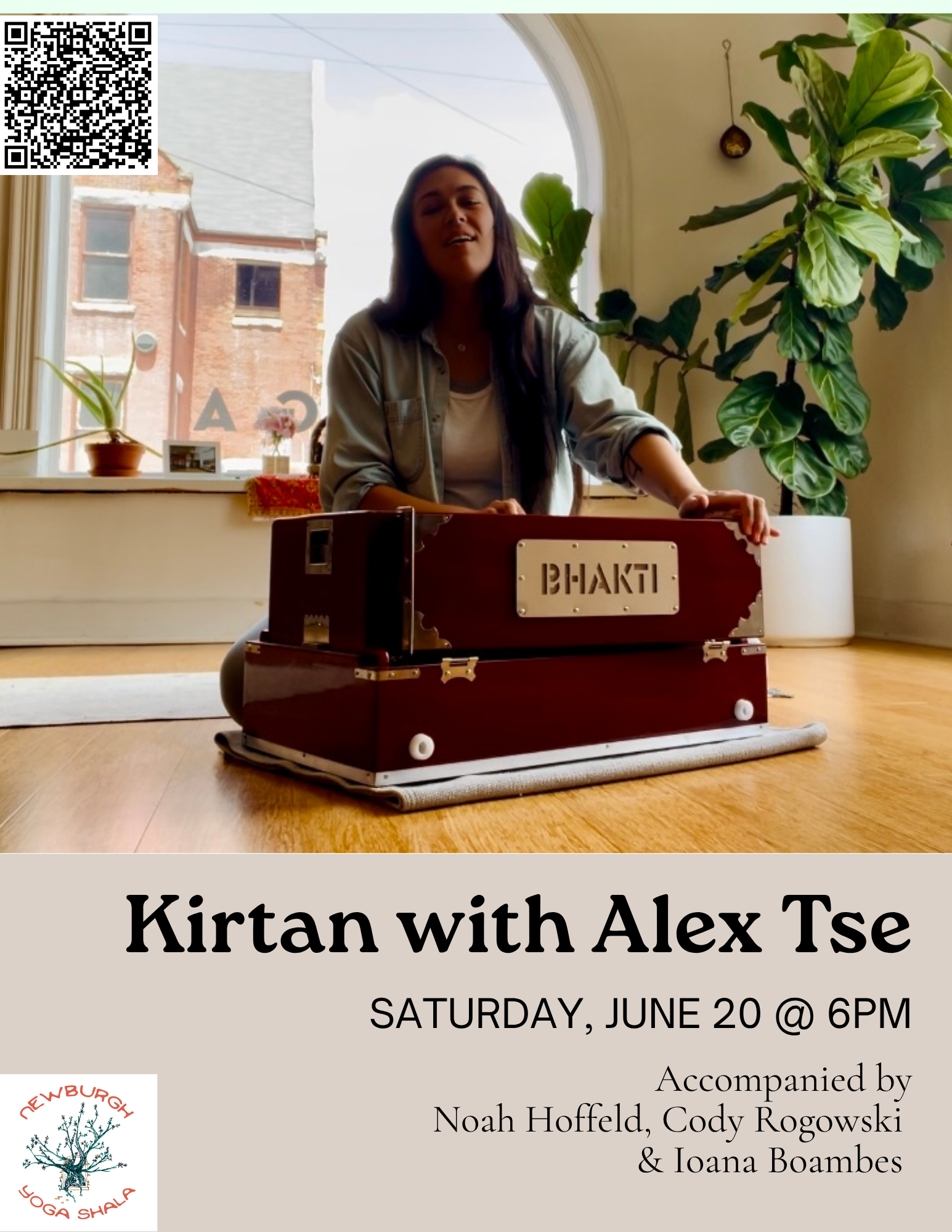 Kirtan with Alex Tse and Noah Hoffeld