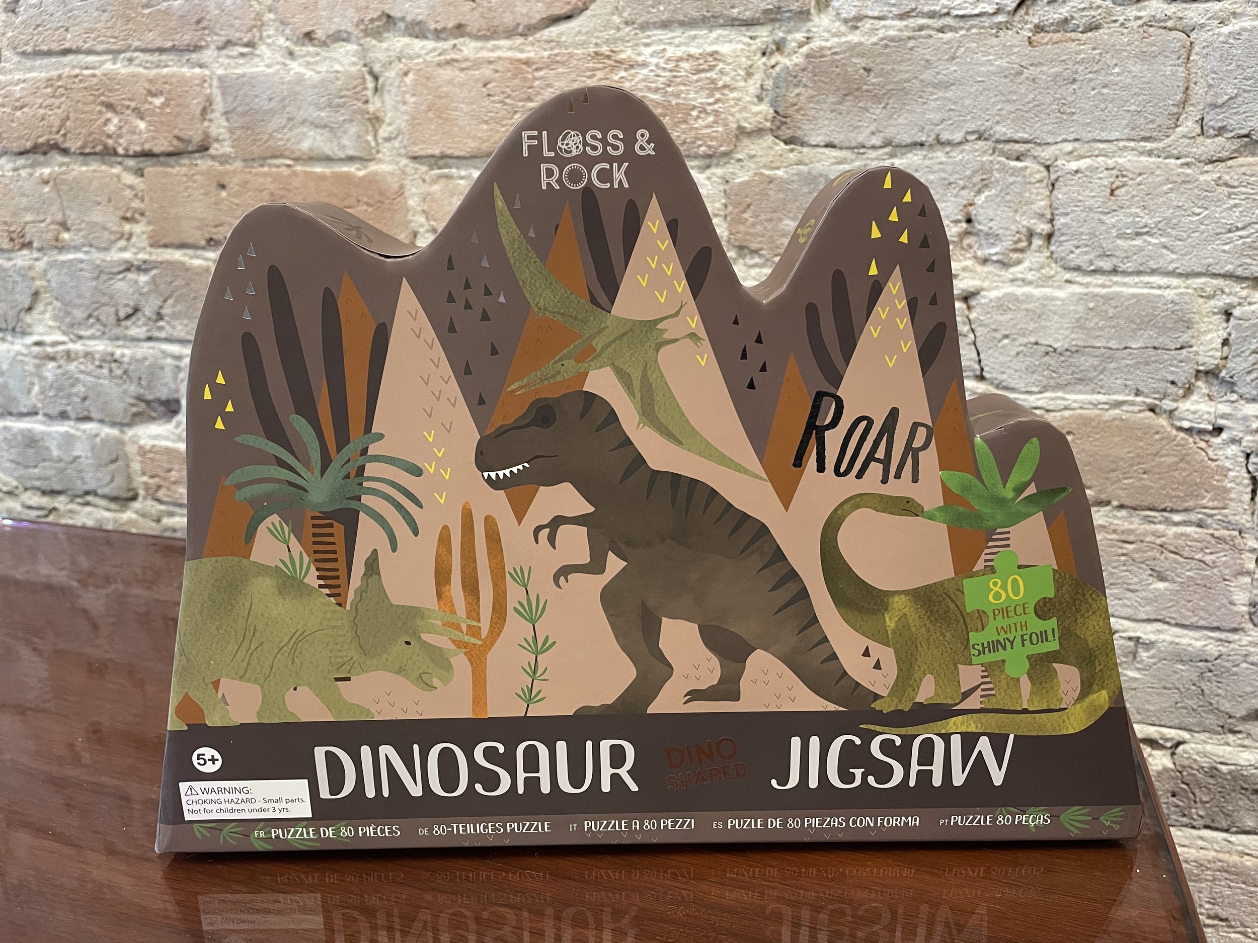 Floss & Rock Dinosaur Puzzle