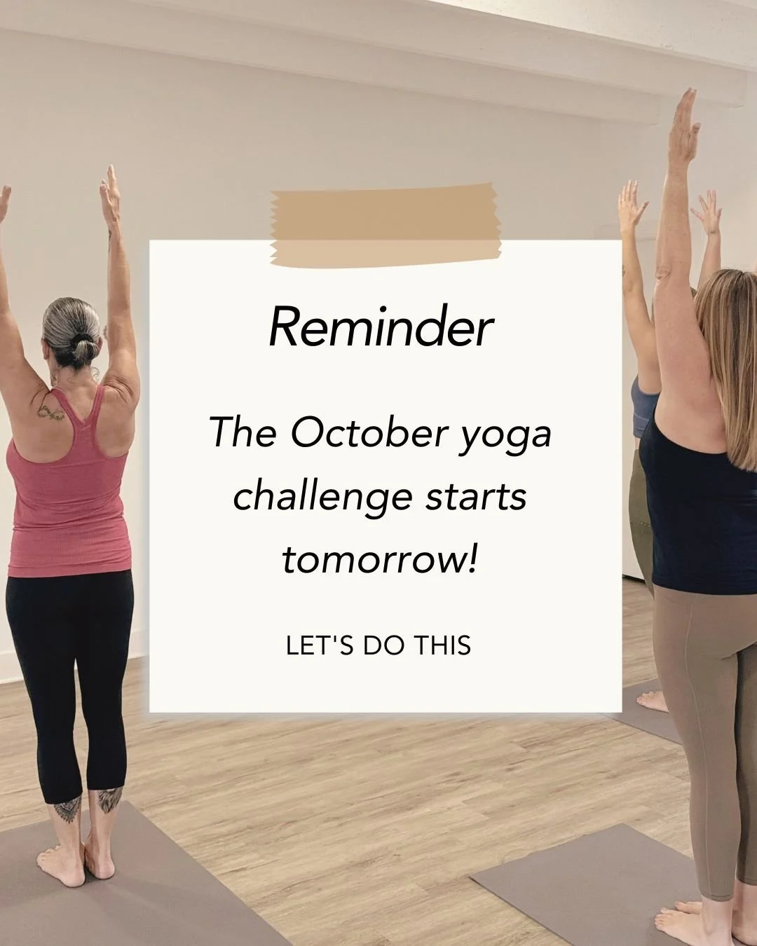 Are you ready? grab a sheet from the front desk to keep track of your classes the next time your in studio!