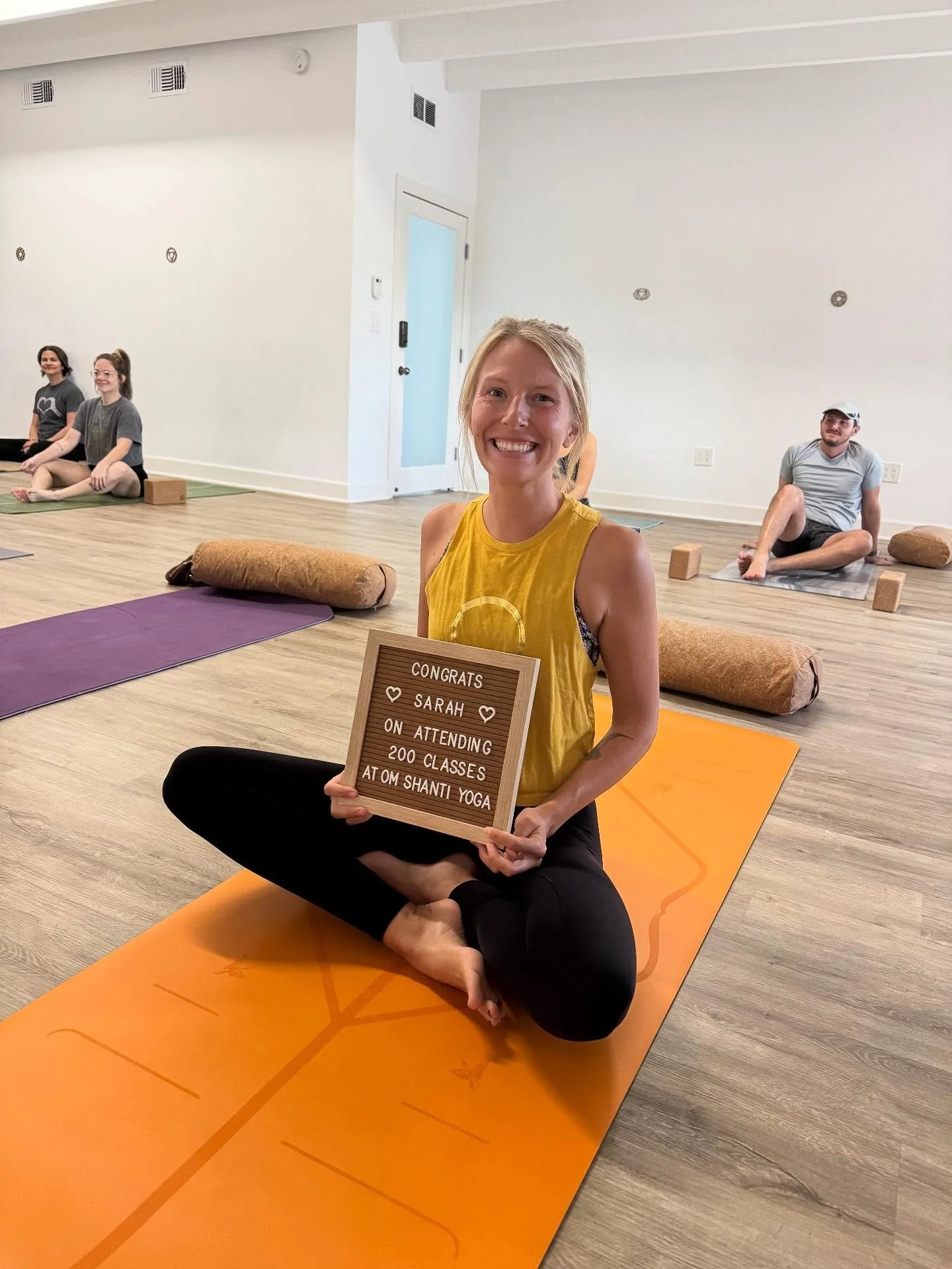 Congratulations to Sarah, Meg, Laura, Clinton, and Mary for attending 50 and up to 270 classes! Thank you for showing up in support of yourself and in community🤍