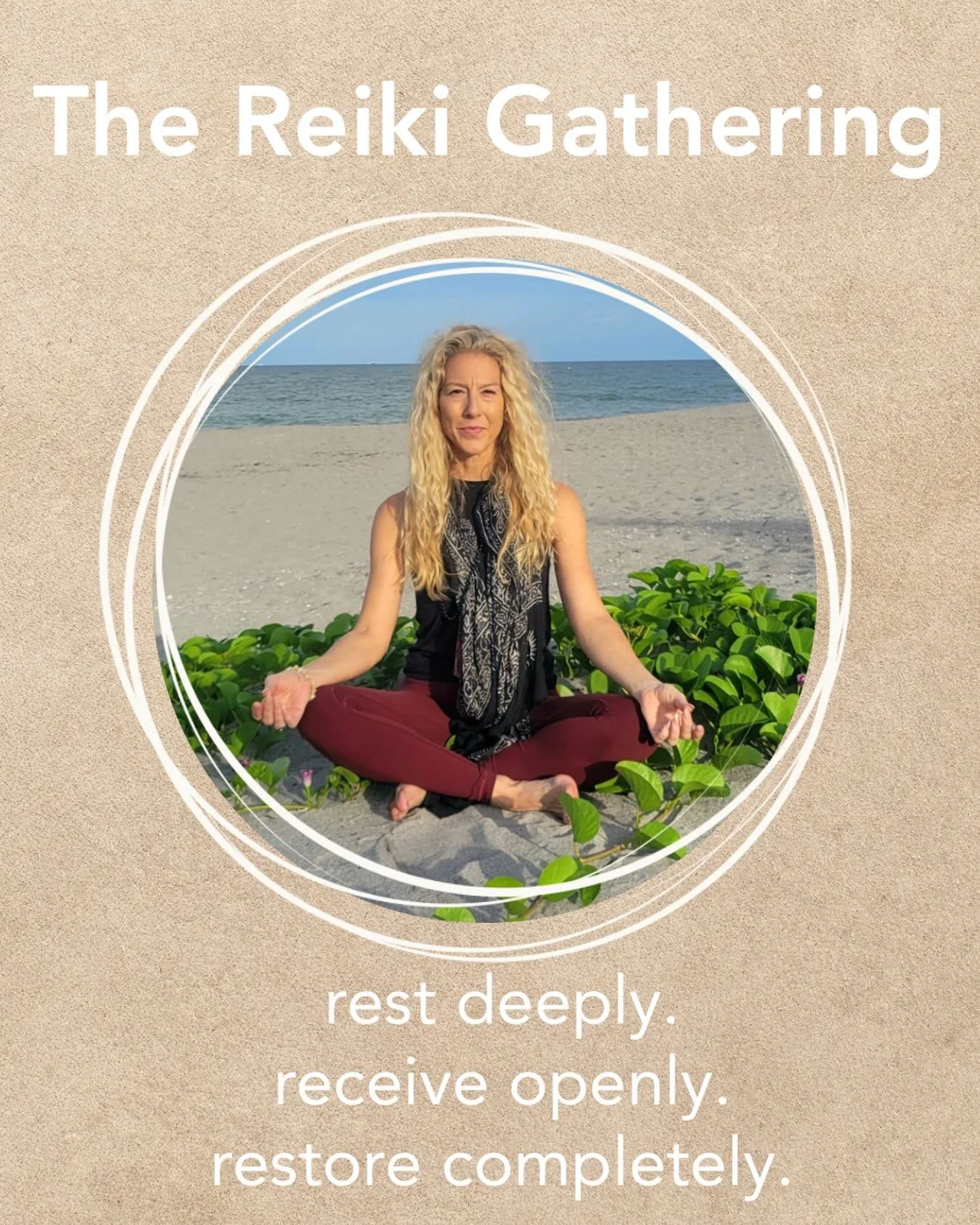 Each month, The Reiki Gathering offers an evening designed to nourish your body, calm your mind, and reconnect you to your inner light by blending Reiki healing with complementary practices such as restorative yoga, Yoga Nidra, cacao, oracle cards, o