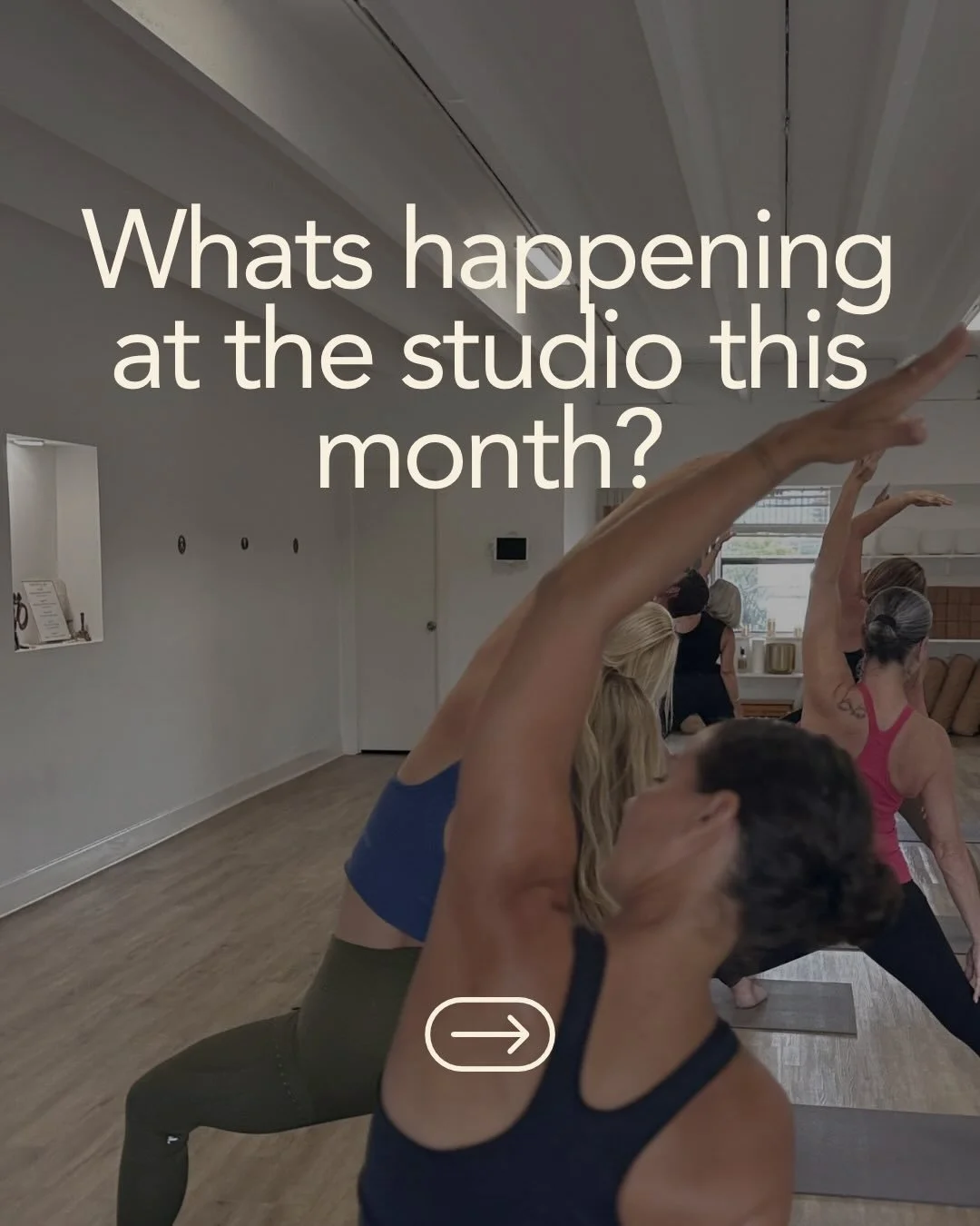 What&rsquo;s happening at the studio in January?
 
✨The reiki gathering
Friday, January 9 at 6pm
A nourishing evening of energy work, rest, and recalibration. These gatherings are a beautiful way to soften, receive, and reconnect&mdash;especially if 