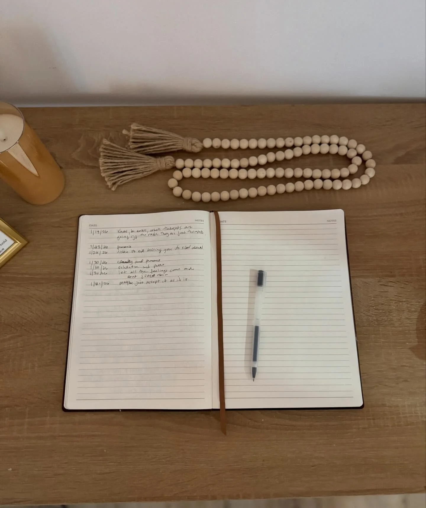 One of the perks that the ritual room has is an invitation to write an intention for your session. This can include: 

✨ what you want to receive/ call in
✨ what you want to release
✨ how you feel + how you want to feel
✨ and more&hellip;

Writing an