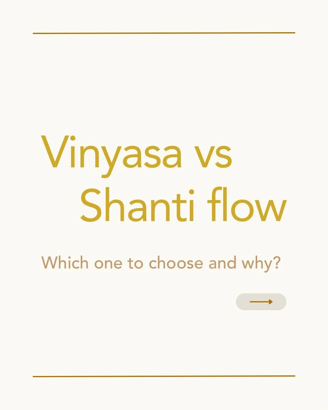 Vinyasa vs Shanti flow✨

One is not better or the right class to choose. Vinyasa is not more advanced it&rsquo;s just different. It is just as hard to move dynamically in a vinyasa class as moving slower and more mindfully in a shanti flow class. You