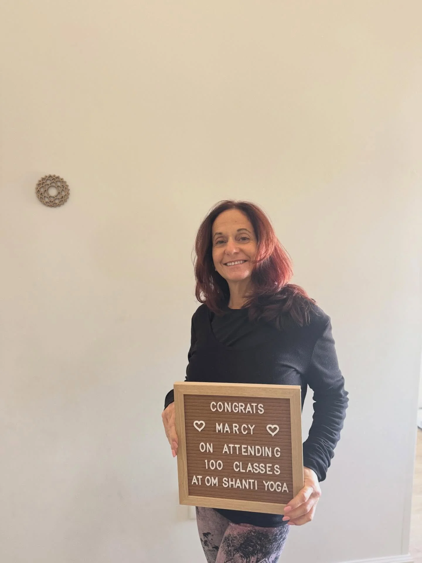 Congrats to Marcy + India for completing 100 and 300 classes🙌 These two are beautifully committed to their yoga practice and we love seeing you show up week after week🤍