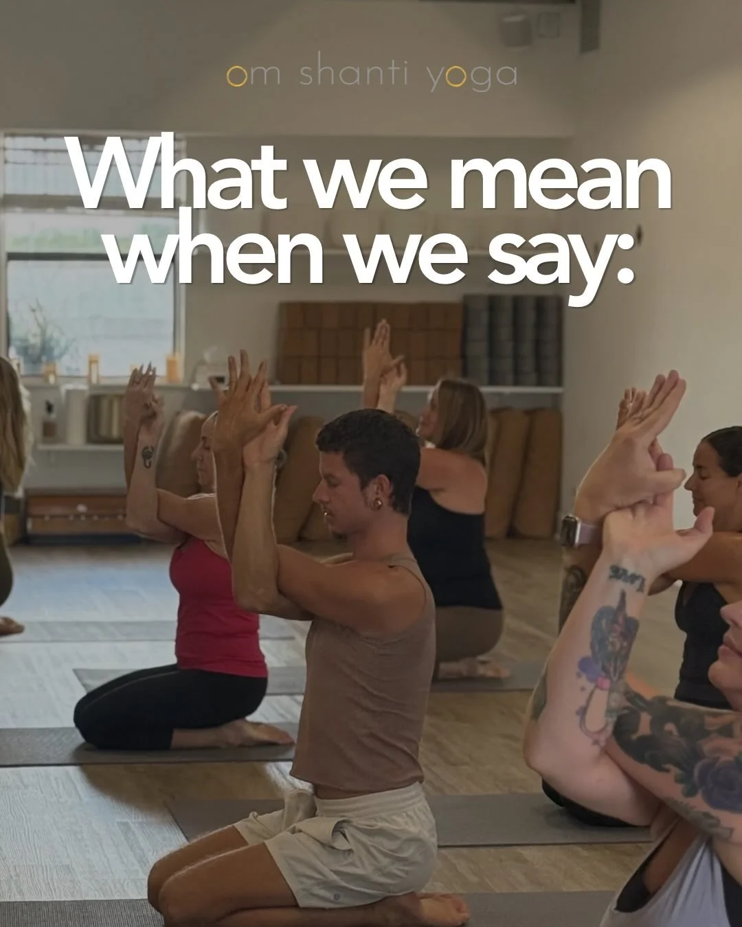 Here are some cues you might hear in class and a gentle guide to what we mean when we say those cues✨

Not only do these cues shift how the pose looks externally, they also transform how the shape feels in your body.

Let us know if any of these demo
