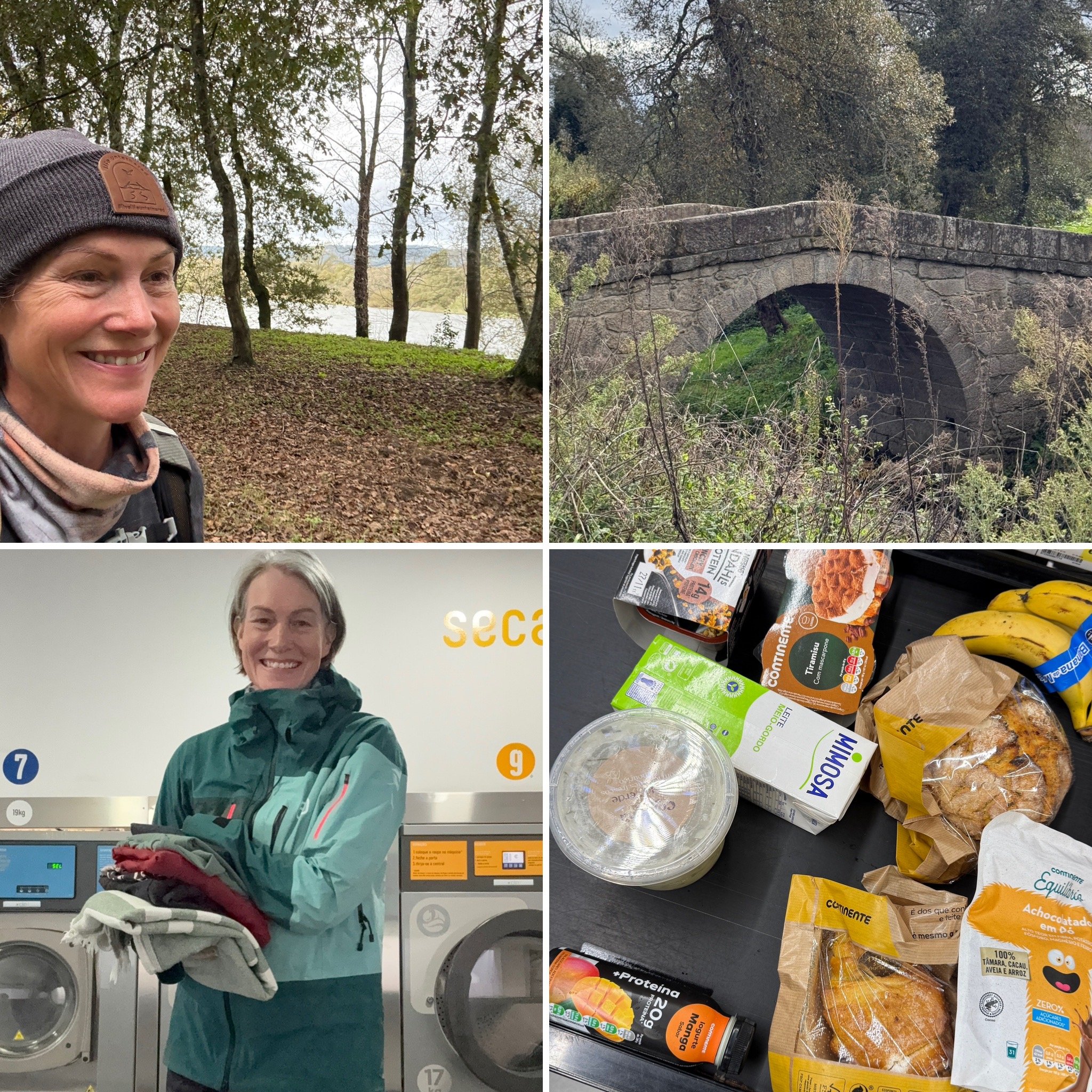 Emma hull walking solo on the central route of the Camino Portuguese