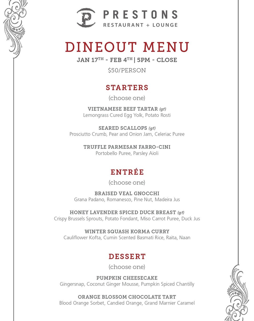 Join us for @dineoutvanfest with this awesome deal. January 17 to February 4th DINNER ONLY....