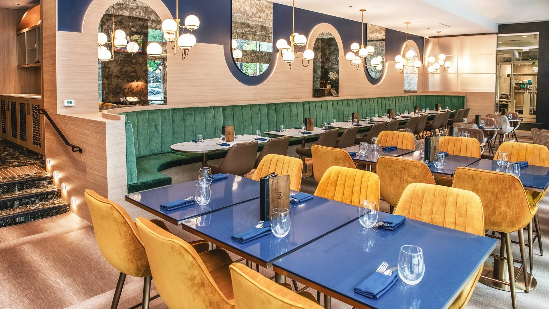 Interior of the restaurant