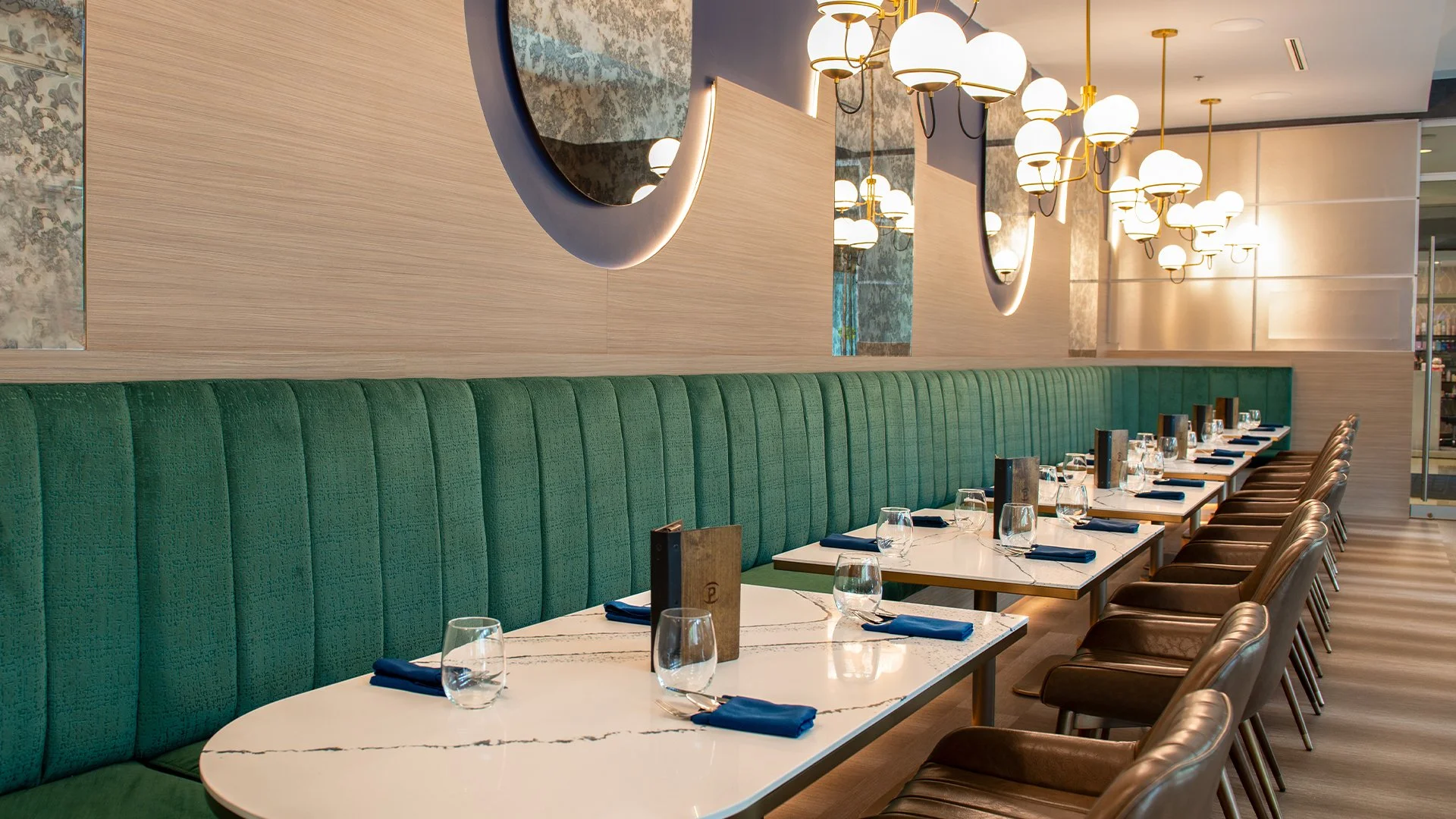 Interior of the restaurant