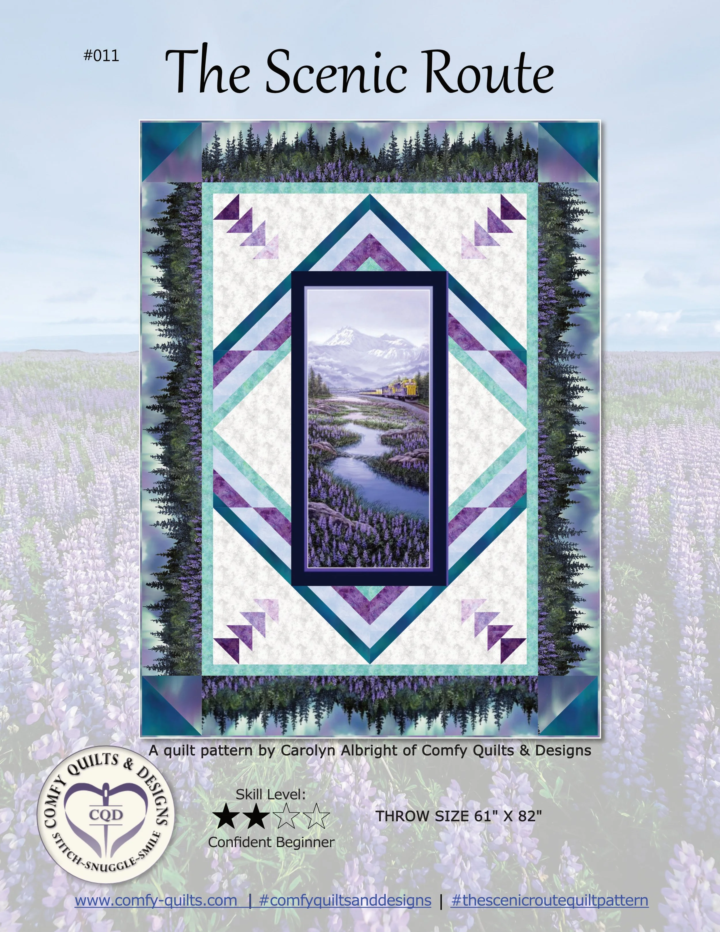The Scenic Route Quilt Pattern - PDF