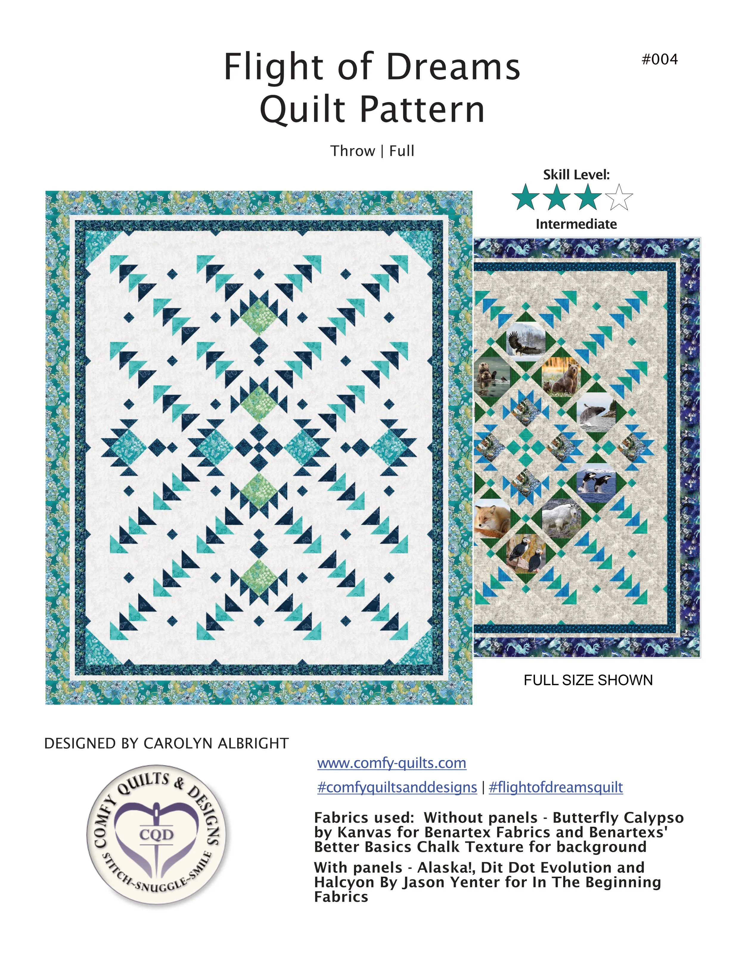 Wholesale - Flight of Dreams Quilt Pattern - 5 Pack