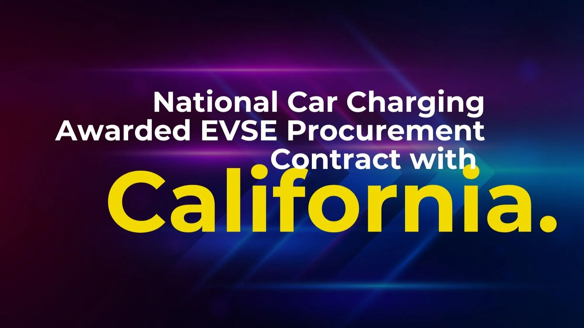 NCC Awarded Contract with the State of California.