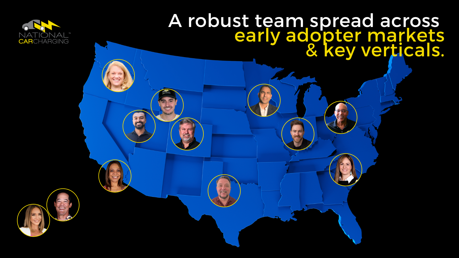 NCC provides EV charging solutions and responsive service across the U.S., helping customers in Virginia, California, Texas, and beyond plan, deploy, and support reliable charging programs built for real-world performance.