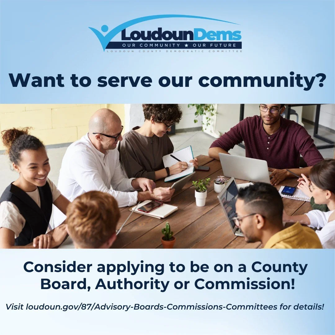 💡 𝗚𝗲𝘁 𝗜𝗻𝘃𝗼𝗹𝘃𝗲𝗱 𝗶𝗻 𝗟𝗼𝘂𝗱𝗼𝘂𝗻!

Did you know Loudoun County has dozens of advisory boards, commissions, and committees where residents can play a direct role in local government?

From the Community Policy and Management Team (which 