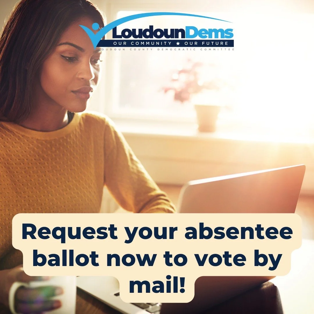 💻✉️ Not everyone feels safe voting in person &mdash; and that&rsquo;s okay. The good news? 𝗘𝘃𝗲𝗿𝘆 𝗿𝗲𝗴𝗶𝘀𝘁𝗲𝗿𝗲𝗱 𝗩𝗶𝗿𝗴𝗶𝗻𝗶𝗮 𝘃𝗼𝘁𝗲𝗿 𝗰𝗮𝗻 𝘃𝗼𝘁𝗲 𝗯𝘆 𝗺𝗮𝗶𝗹.

It&rsquo;s simple: request your ballot online, fill it out at home
