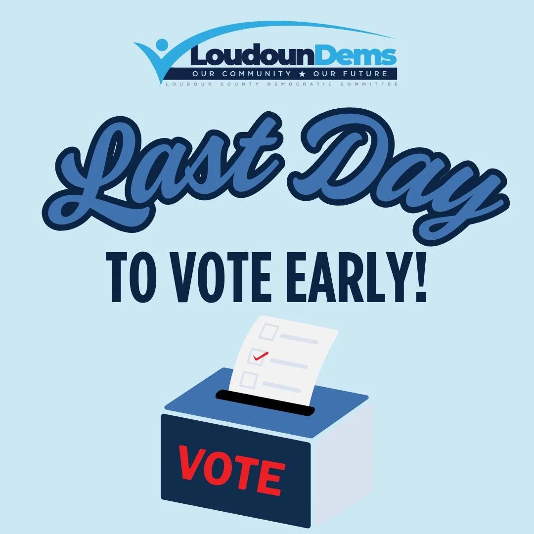 📣 𝗧𝗼𝗱𝗮𝘆 𝗶𝘀 𝘁𝗵𝗲 𝗙𝗜𝗡𝗔𝗟 𝗱𝗮𝘆 𝗳𝗼𝗿 𝗘𝗮𝗿𝗹𝘆 𝗩𝗼𝘁𝗶𝗻𝗴, 𝗟𝗼𝘂𝗱𝗼𝘂𝗻! 🗳️

Make your voice heard before Election Day by casting your ballot at any of our five early voting locations. If you haven't already voted early, don&rsquo