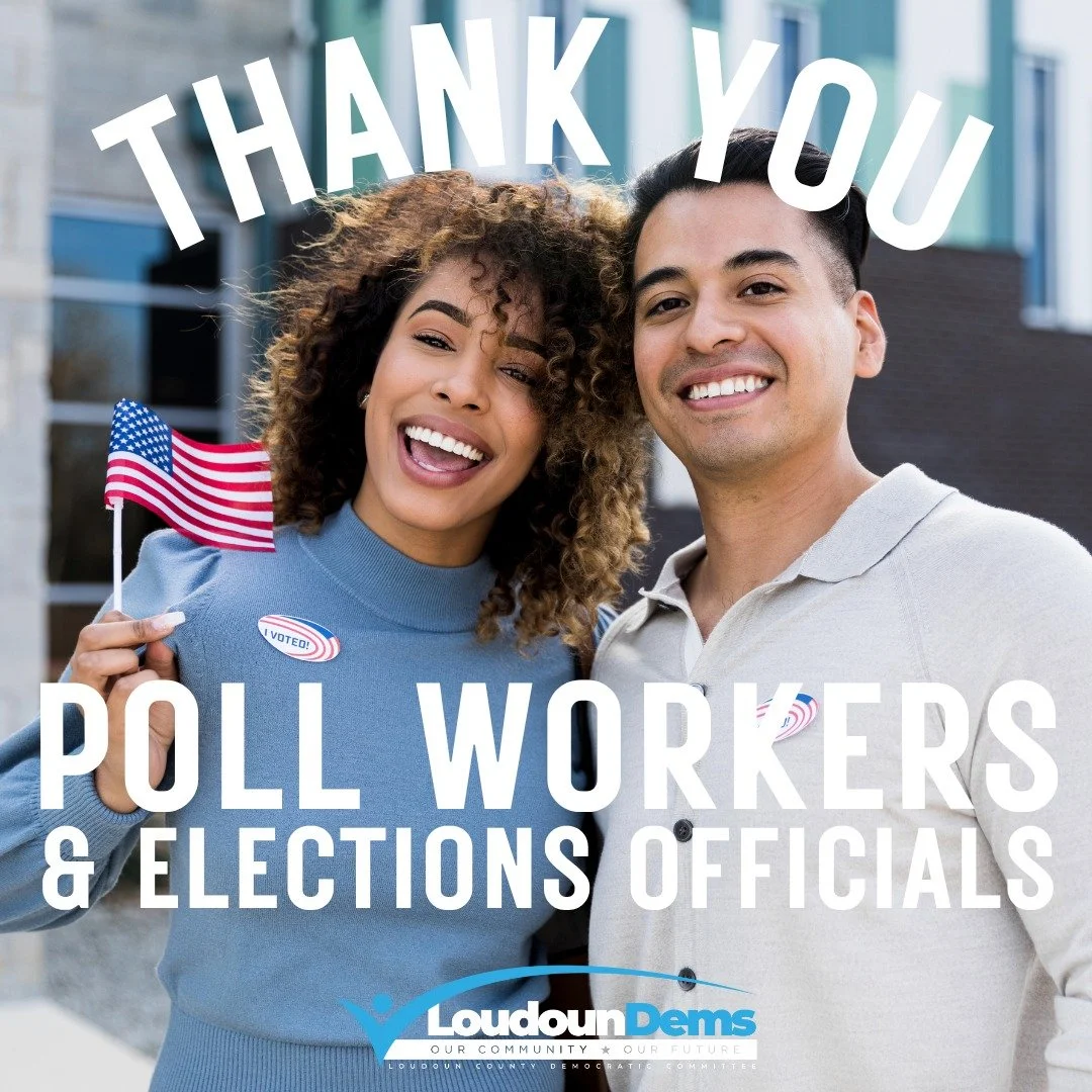 🗳️ 𝗧𝗵𝗮𝗻𝗸 𝗬𝗼𝘂 𝘁𝗼 𝗢𝘂𝗿 𝗔𝗺𝗮𝘇𝗶𝗻𝗴 𝗣𝗼𝗹𝗹 𝗪𝗼𝗿𝗸𝗲𝗿𝘀 𝗮𝗻𝗱 𝗘𝗹𝗲𝗰𝘁𝗶𝗼𝗻 𝗢𝗳𝗳𝗶𝗰𝗶𝗮𝗹𝘀! 🗳️

Today, we extend our deepest gratitude to the dedicated citizen poll workers and @loudounelections staff who work tirelessly to 