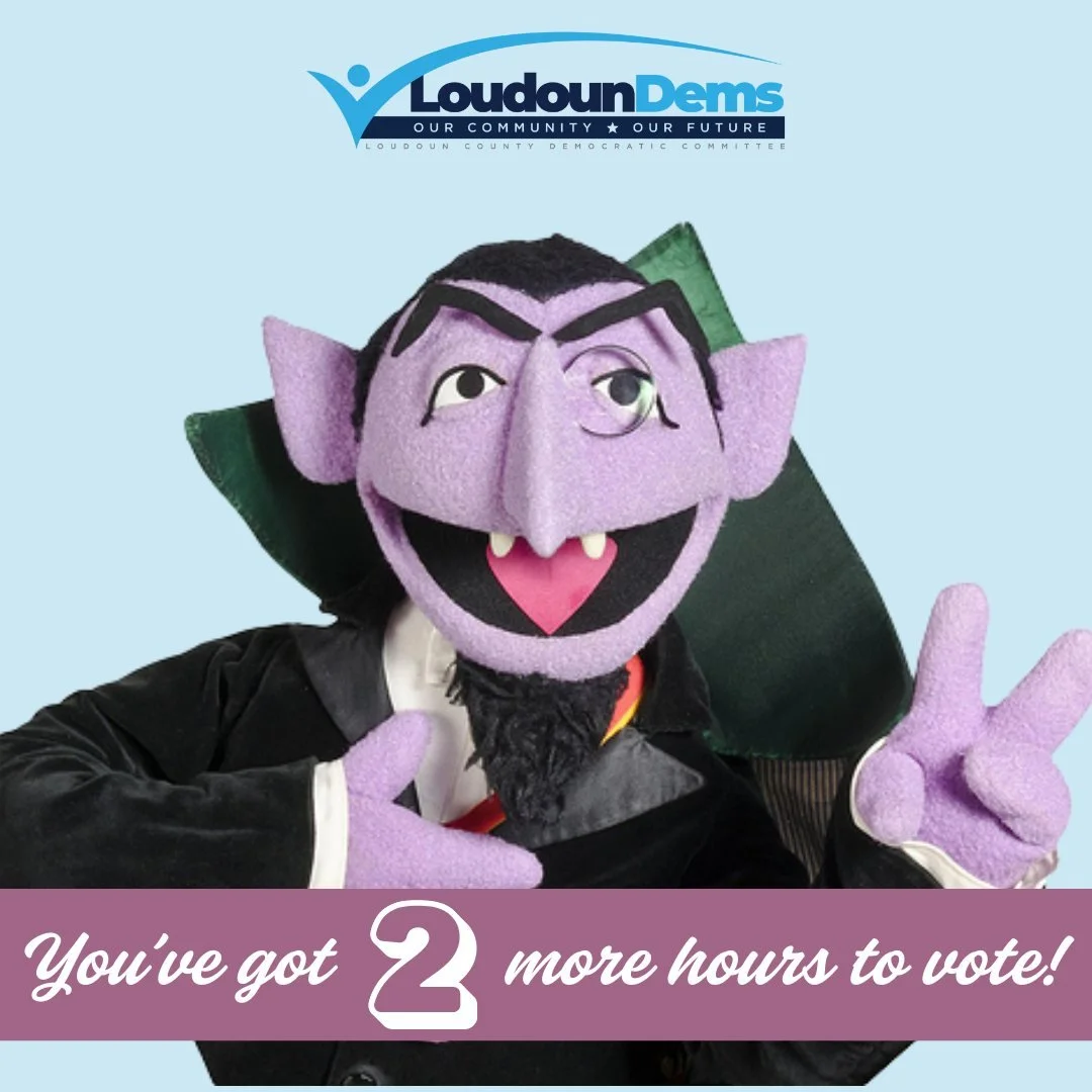 Listen to the Count, he never gets it wrong! 𝗬𝗼𝘂'𝘃𝗲 𝗴𝗼𝘁 2️⃣ 𝗺𝗼𝗿𝗲 𝗵𝗼𝘂𝗿𝘀 𝘁𝗼 𝗴𝗲𝘁 𝘆𝗼𝘂𝗿 𝘃𝗼𝘁𝗲 𝗶𝗻. Visit iwillvote.com if you need to look up your polling location, and remember that you MUST vote at your assigned precinct on