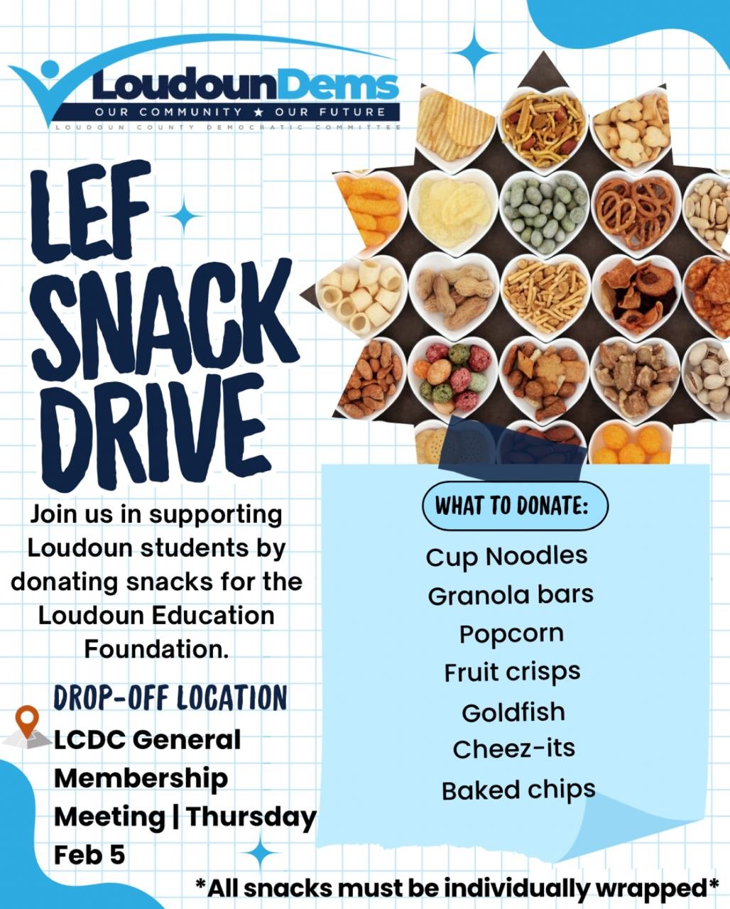 The Loudoun Education Foundation&rsquo;s Fueled program helps ensure students have access to nutritious snacks so they can stay focused and ready to learn. Learn more at https://www.loudouneducationfoundation.org/fueled

You can support Loudoun stude