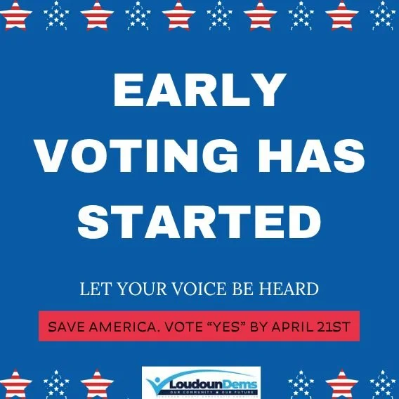 Early voting for the redistricting amendment is now open in Leesburg! Ensure your voice is heard in our critical fight for fair representation. This measure is a temporary, necessary step to "level the playing field" and restore fairness to
