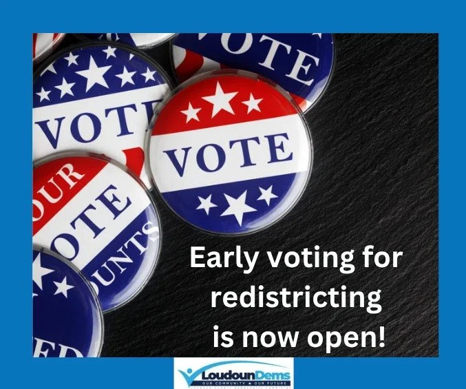 Leesburg, it&rsquo;s time to draw the line! Cast your "YES" vote for redistricting today! Early voting for the April 21st Special Election is OPEN.

Want to do more? We need you to welcome voters, thank them for coming out and offer a yard 