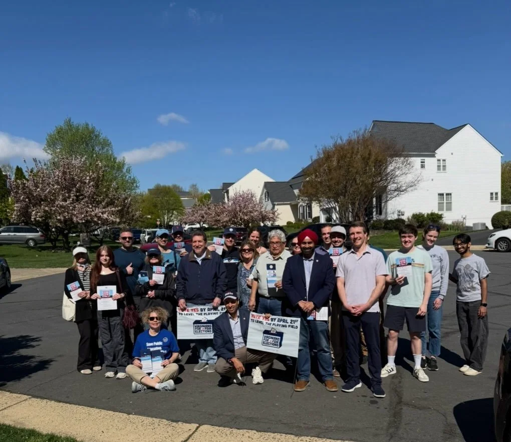 What a day! More than 5,600 Loudoun County voters turned out for the first day of satellite voting in the Special Election! Meanwhile our volunteers knocked doors and greeted early voters ALL over Loudoun County! When we say day of action we mean it!