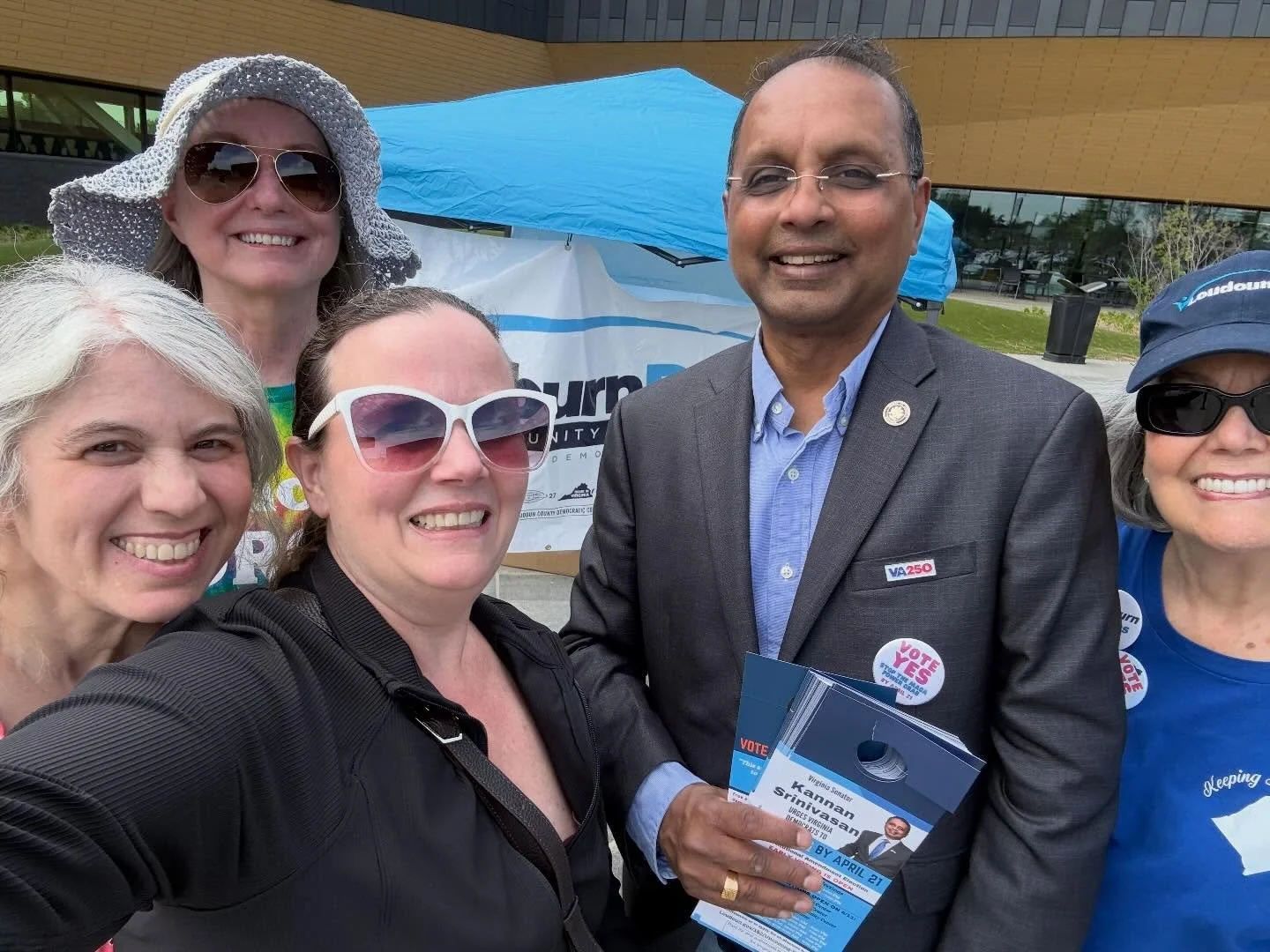 Great voter turnout - if we can keep it up we&rsquo;ve got this! Voting lines are steady - we love our Loudoun County  election team! Let&rsquo;s get that YES vote out!