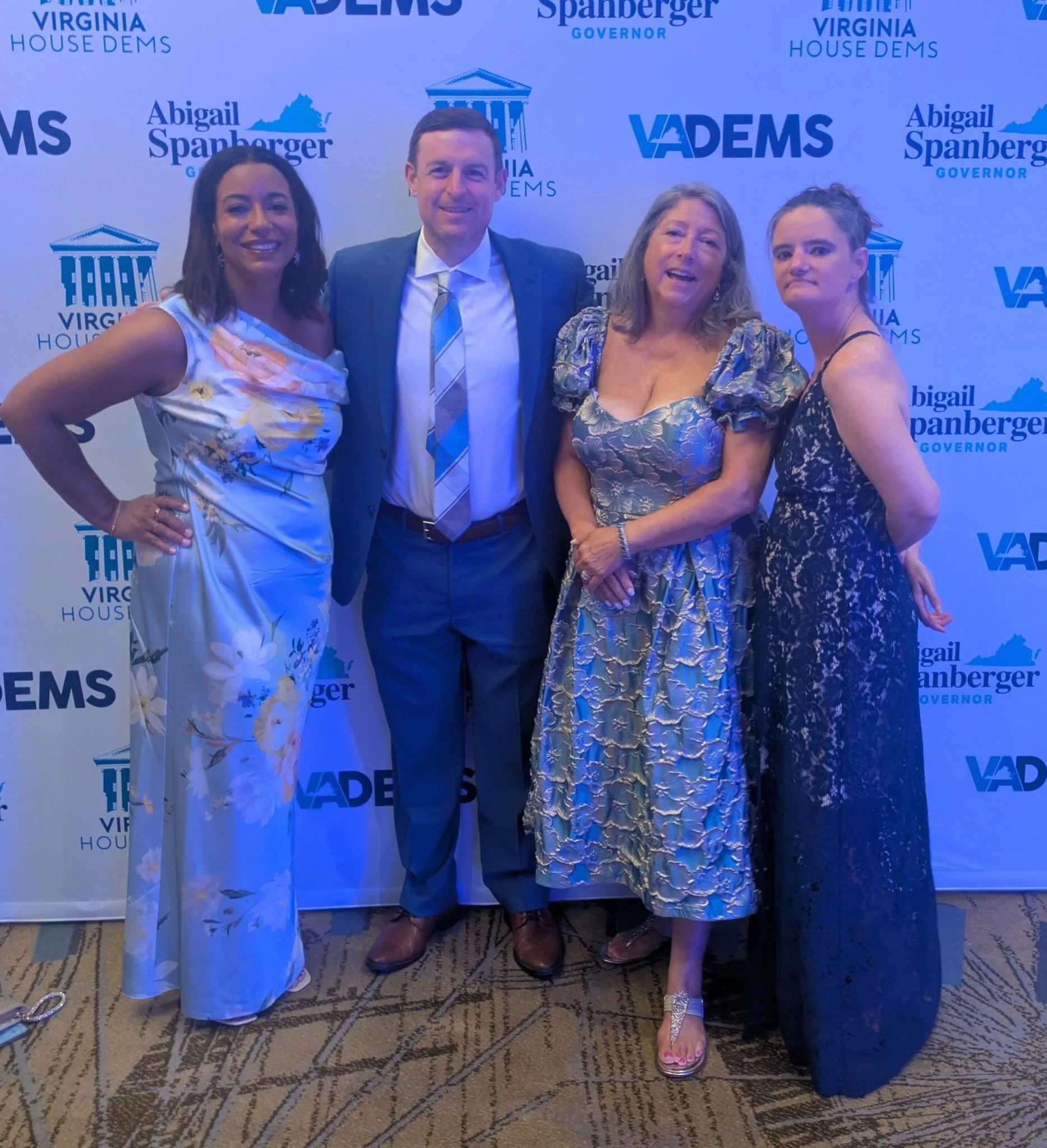 Loudoun Dems having a blast tonight at the Blue Commonwealth Gala in Richmond, hosted by the Democratic Party of Virginia!