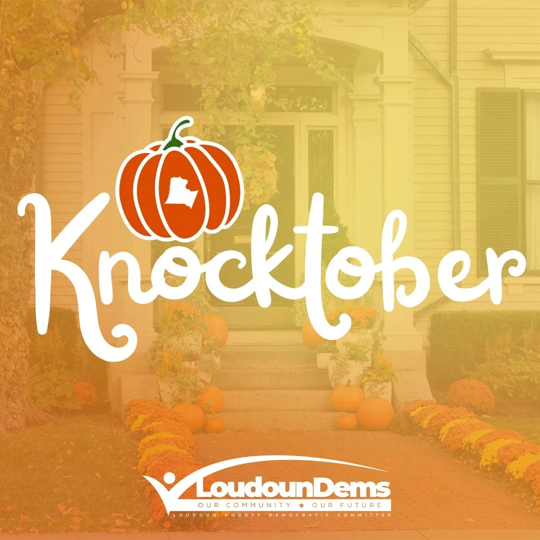 🍂🚪 𝗛𝗮𝗽𝗽𝘆 #𝗞𝗻𝗼𝗰𝗸𝘁𝗼𝗯𝗲𝗿, 𝗟𝗼𝘂𝗱𝗼𝘂𝗻!

Early voting is underway in Leesburg, which means it&rsquo;s more important than ever to hit the doors, talk to neighbors, and Get Out the Vote. 𝗘𝘃𝗲𝗿𝘆 𝗰𝗼𝗻𝘃𝗲𝗿𝘀𝗮𝘁𝗶𝗼𝗻 𝗯𝗿𝗶𝗻𝗴𝘀 