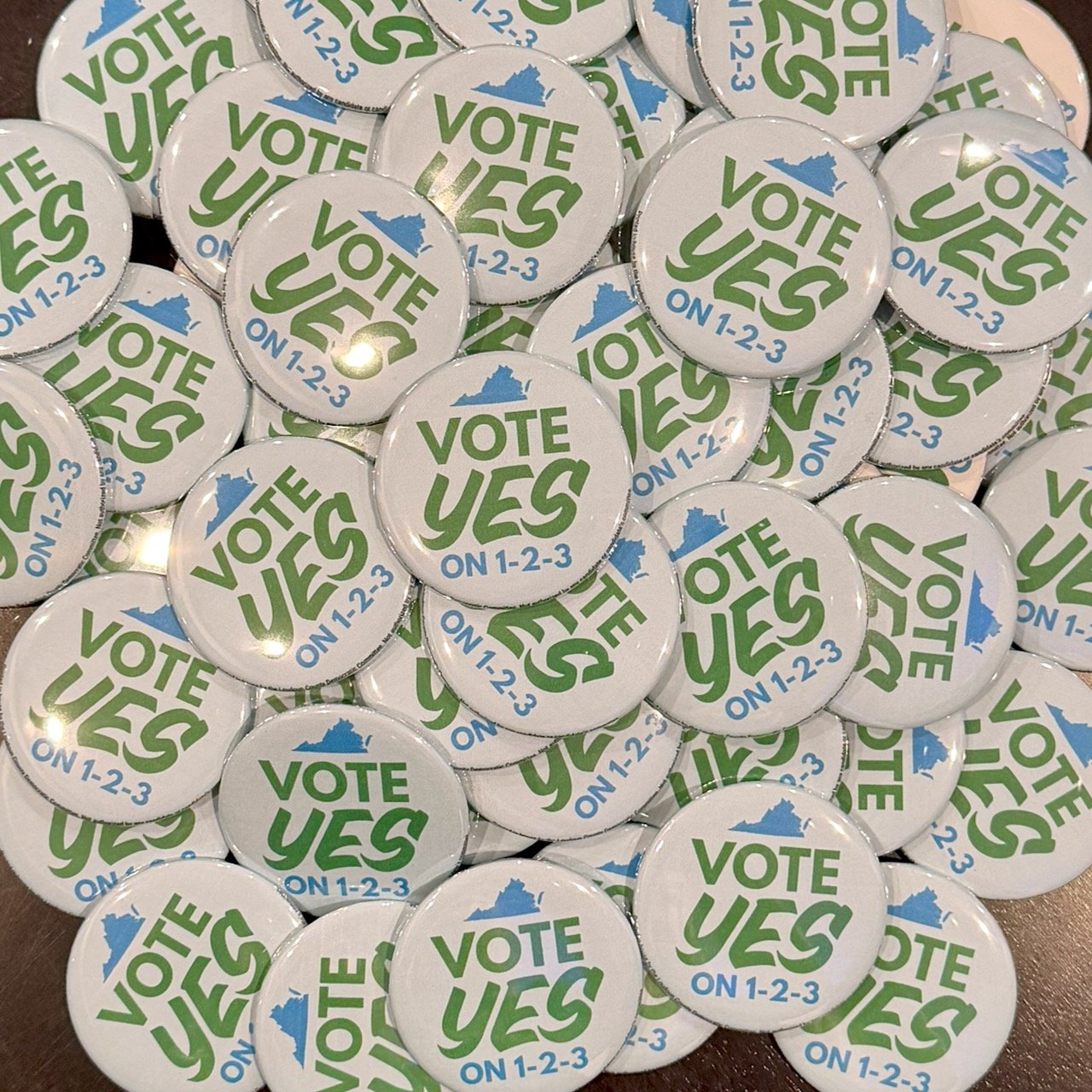 The weather is looking great for tomorrow's big Countywide Canvass! We've got VOTE YES buttons and "Fighting for Our Freedoms" t-shirts for the first 80 canvassers.

We'll be launching at 9 a.m., noon, and 3 p.m. from Tuscarora Creek Park, 
