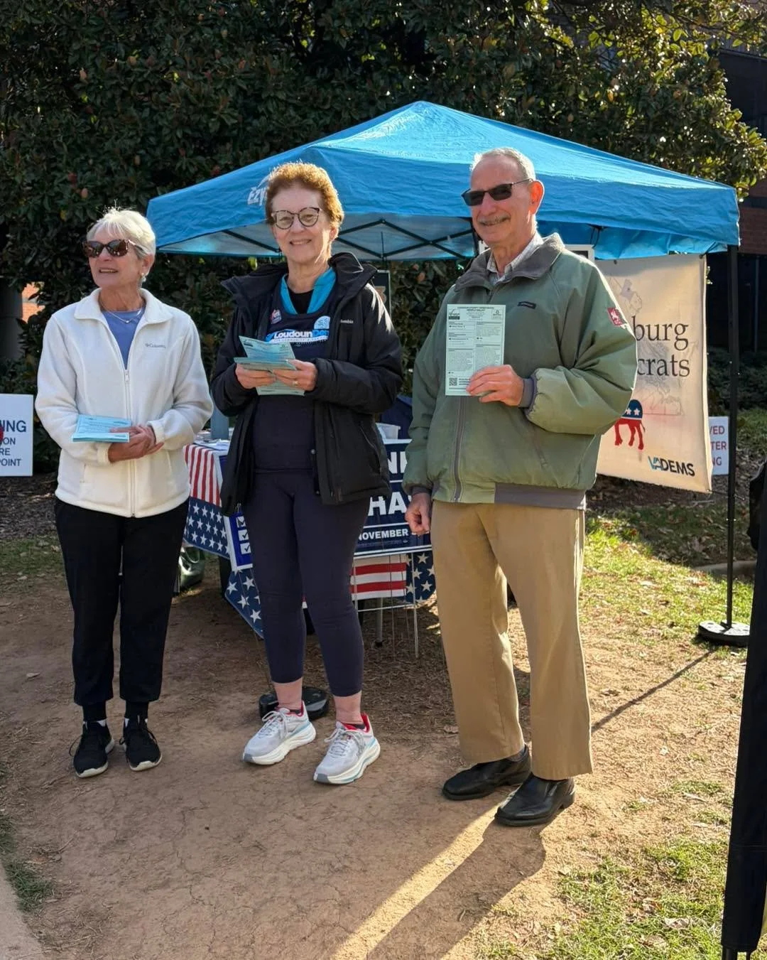 It&rsquo;s another beautiful day to get out and vote early! 🗳️

Thank you to all our volunteers for being there to hand out sample ballots, like this great group in Leesburg this morning. 

Early voting continues through Oct. 31. Get your vote in, a