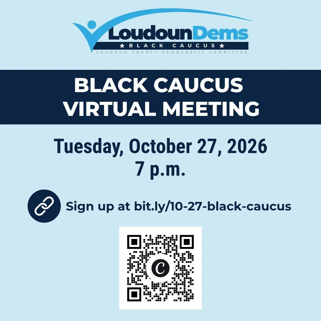 LCDC's Black Caucus is holding its next virtual meeting at 7 p.m. this Tuesday, October 27, and all are welcome!

You can learn more about the mission and the work of LCDC's Black Caucus by checking out the latest episode of LCDC's Listen Up Loudoun 