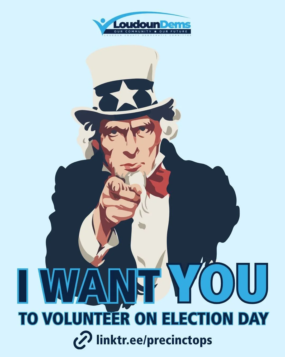 🚨 𝗪𝗲 𝗻𝗲𝗲𝗱 𝗬𝗢𝗨 𝗼𝗻 𝗘𝗹𝗲𝗰𝘁𝗶𝗼𝗻 𝗗𝗮𝘆! 🚨

Tuesday, Nov. 3 is almost here, and we're working to have a friendly Democratic face at 𝗲𝘃𝗲𝗿𝘆 𝗽𝗿𝗲𝗰𝗶𝗻𝗰𝘁 𝗳𝗼𝗿 𝗮𝗹𝗹 𝟭𝟯 𝗵𝗼𝘂𝗿𝘀 𝗼𝗳 𝘃𝗼𝘁𝗶𝗻𝗴. We still have a lot of shif