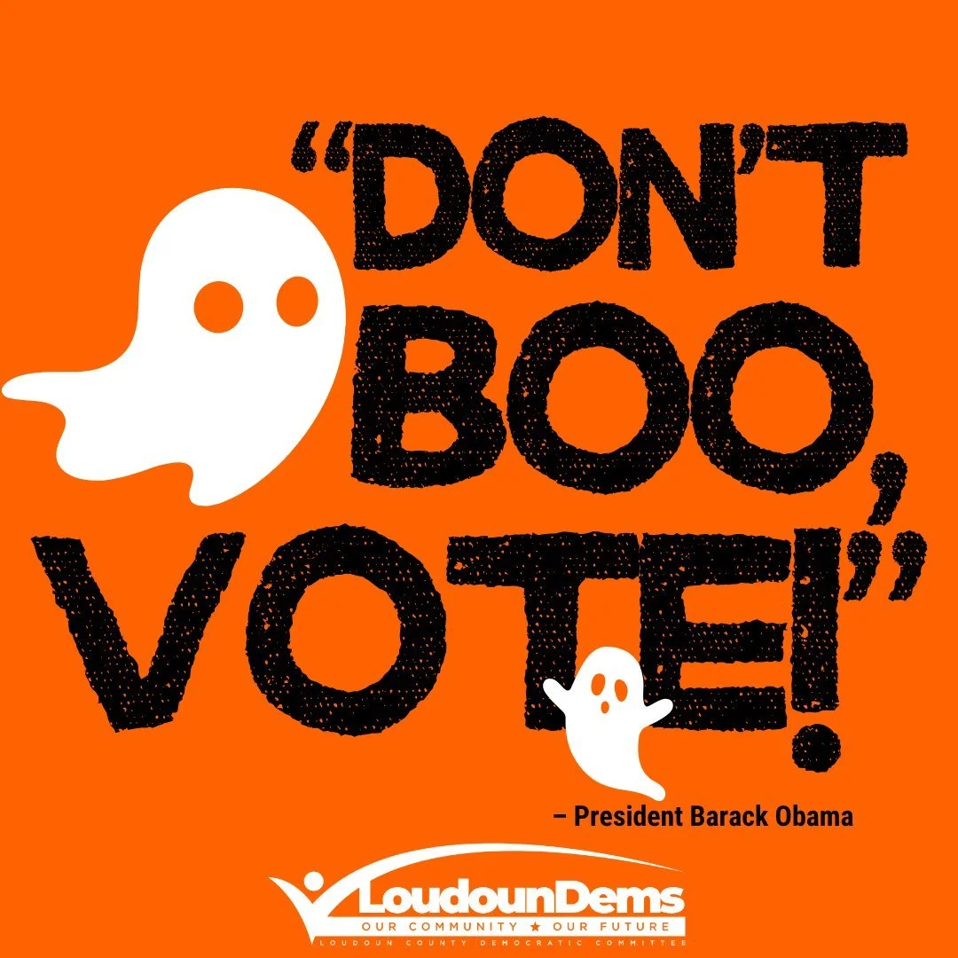 🎃 𝕳𝖆𝖕𝖕𝖞 𝕳𝖆𝖑𝖑𝖔𝖜𝖊𝖊𝖓! 𝕯𝖔𝖓'𝖙 𝖇𝖔𝖔, 𝖛𝖔𝖙𝖊! 🗳️

Today is the last day of early voting, and there's nothing scary about it! Skip the Election Day crowds and cast your ballot today. Polls are open 9 a.m. to 5 p.m. at all five early v