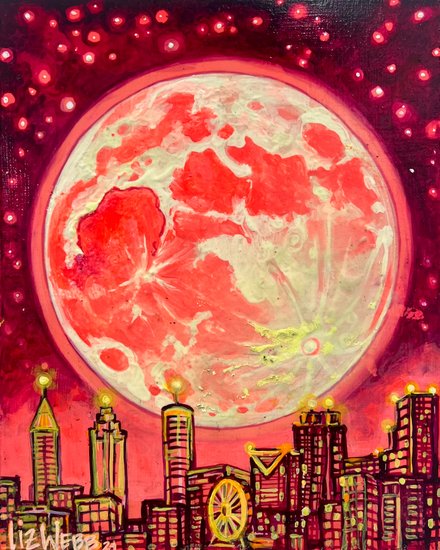  Moon Skyline -  SOLD  