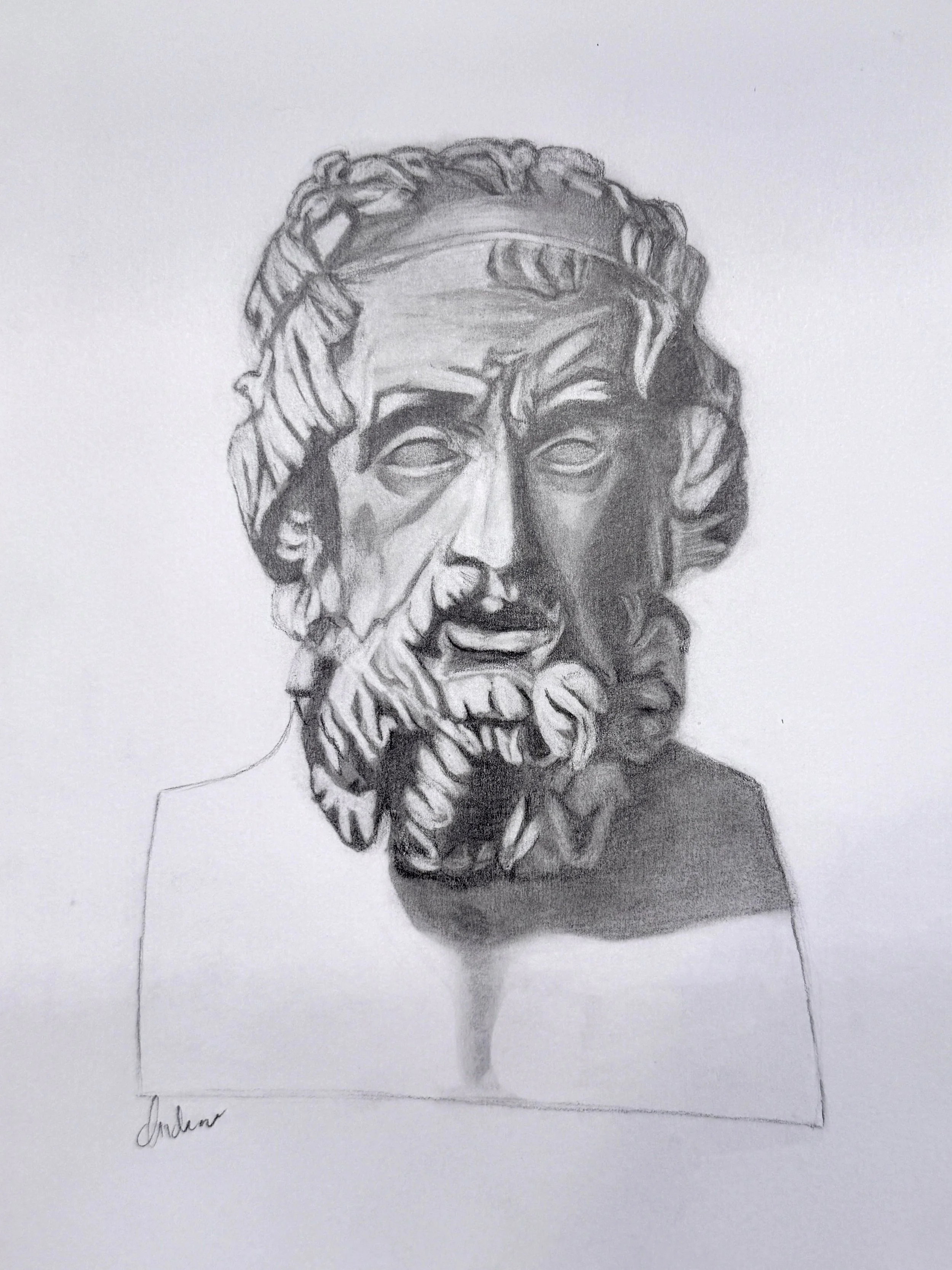 Bargue Plate Study - Pencil on Bristol - Plate I, 53 - 2025