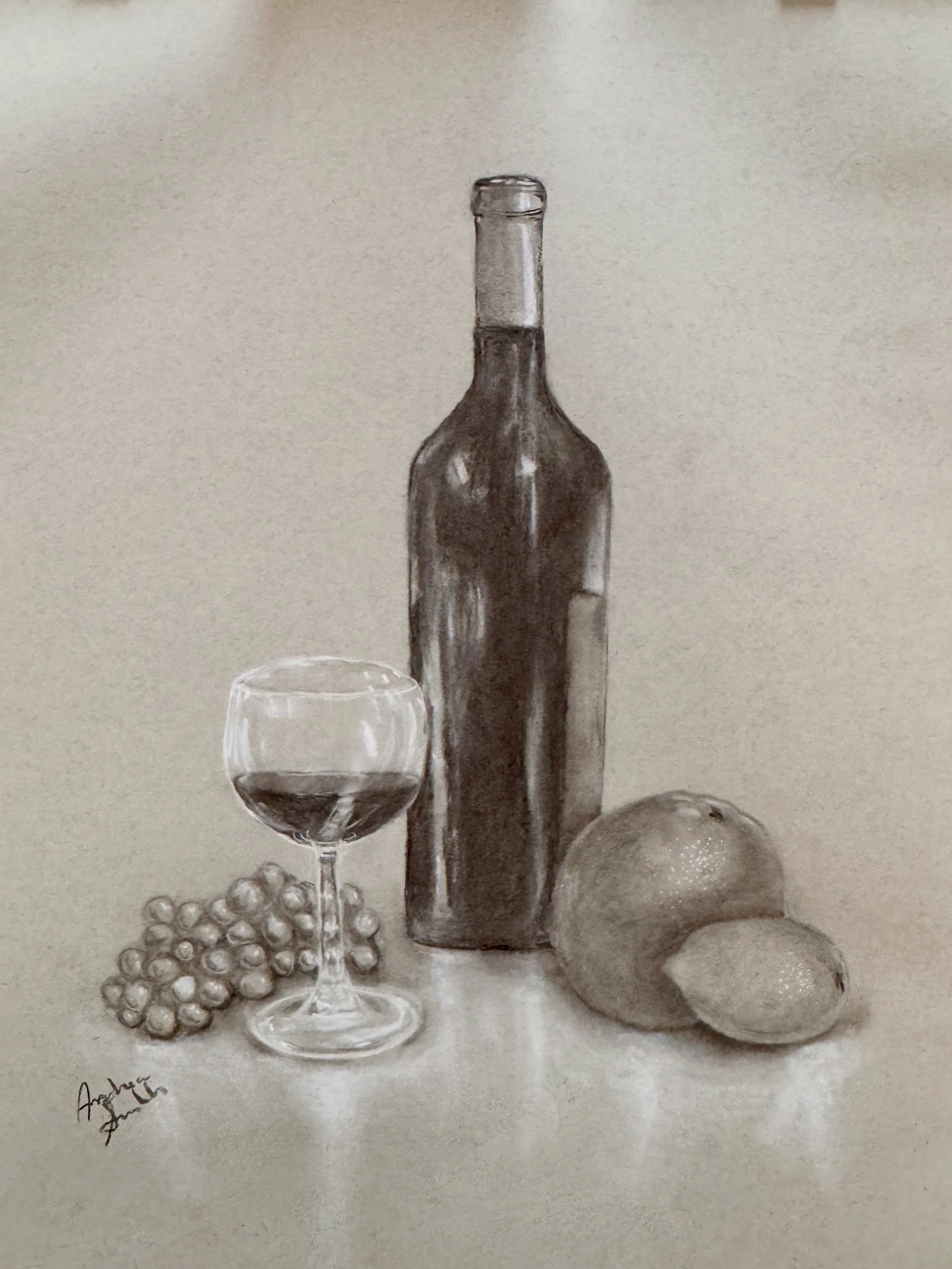Still Life - 2025 - Charcoal on Paper