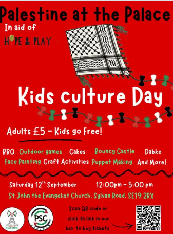 Palestine at the Palace - Kids Culture Day