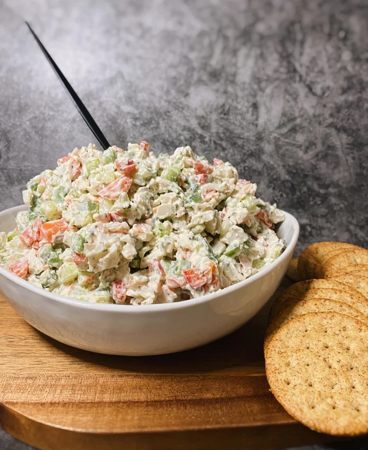 CRAB & BELL PEPPER DIP / SALAD — HER COPPER KITCHEN