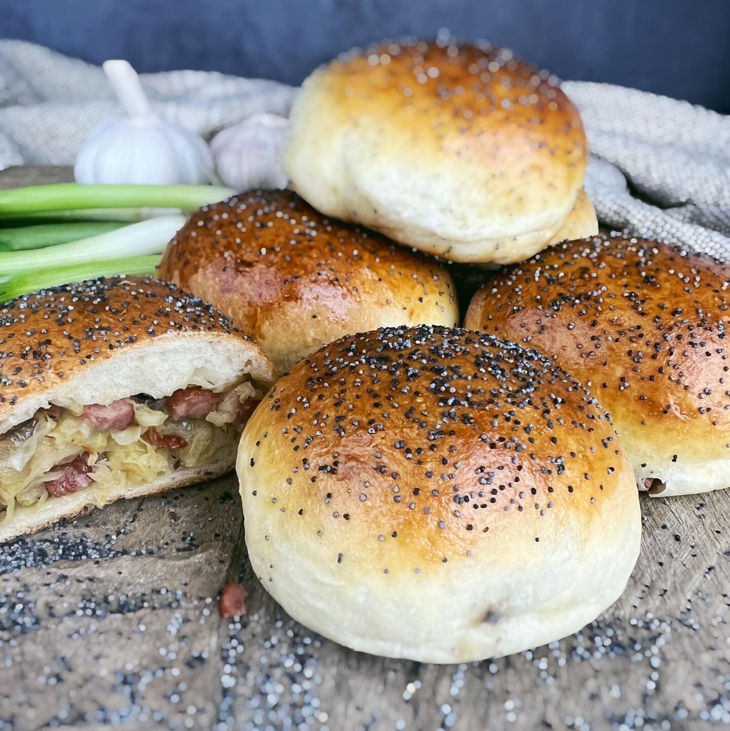 UKRAINIAN SAUERKRAUT &amp; SMOKED SAUSAGE STUFFED BUNS
When I married my handsome Ukrainian husband, I was determined to learn how to make all of the Ukrainian food he grew up on and loves. During our 33+ years of marriage, I&rsquo;ve also developed 
