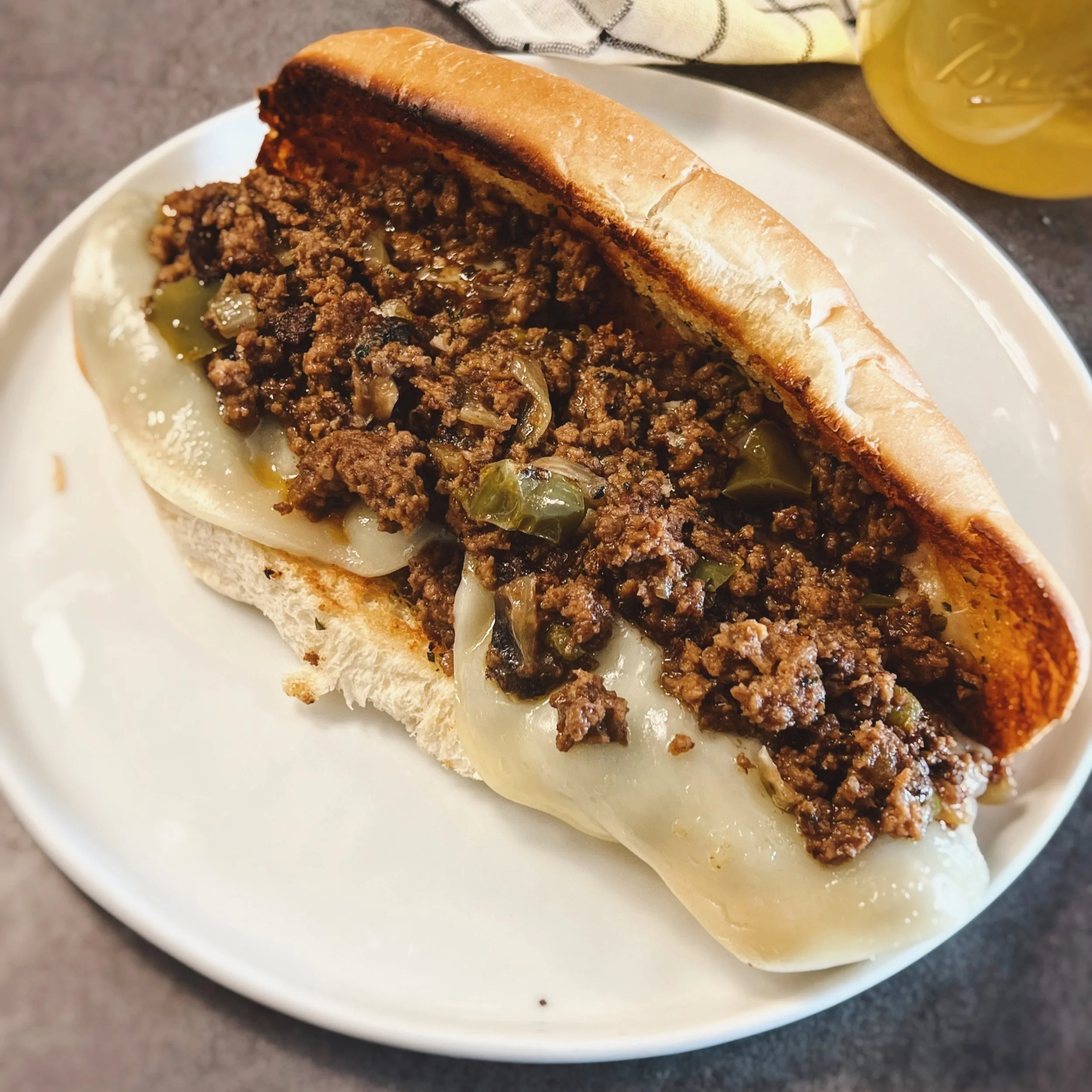 BUDGET FRIENDLY PHILLY CHEESESTEAK SANDWICH