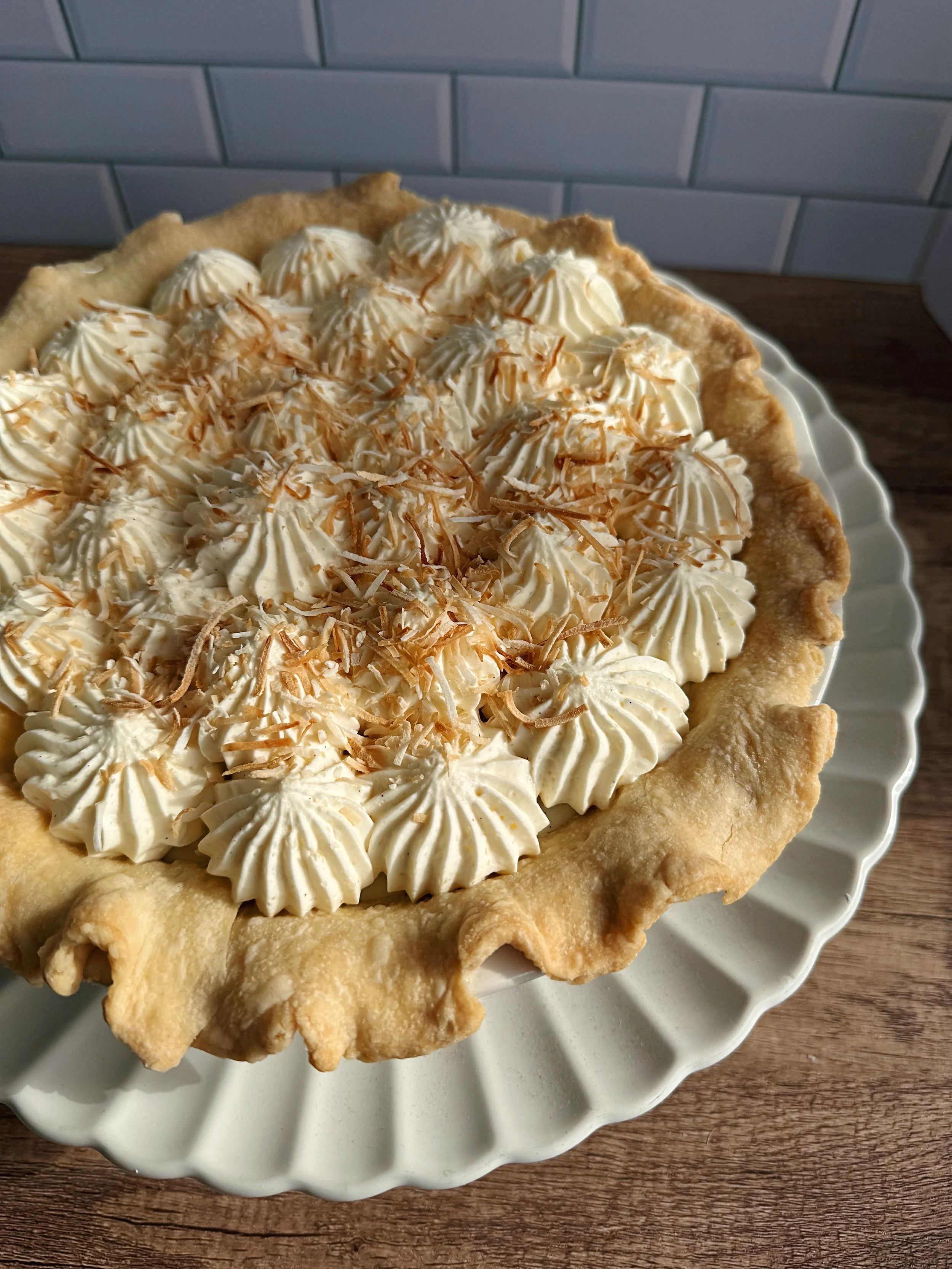 TOASTED COCONUT CREAM PIE - A Family Favorite