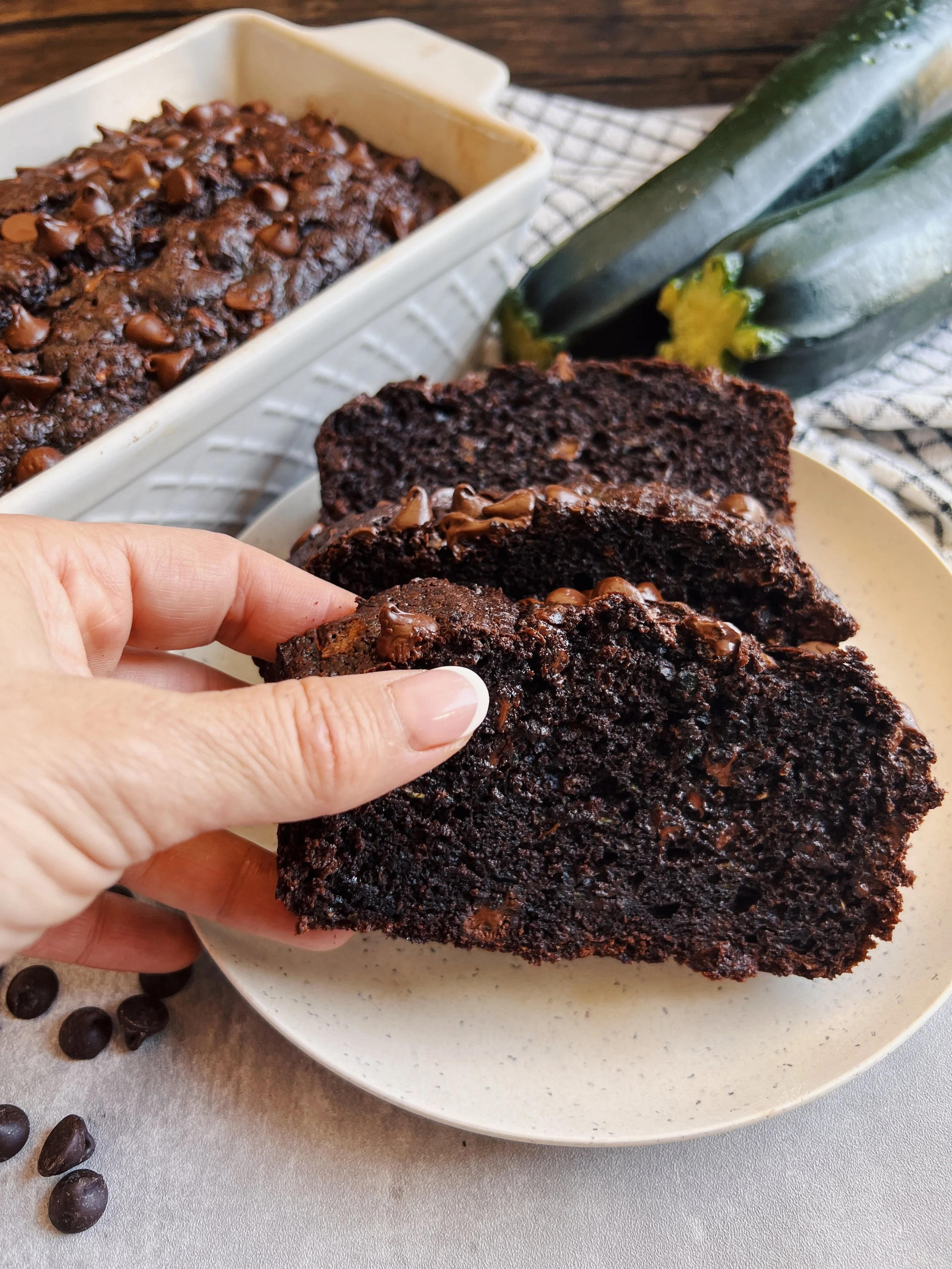 DOUBLE CHOCOLATE ZUCCHINI BREAD LOAF RECIPE