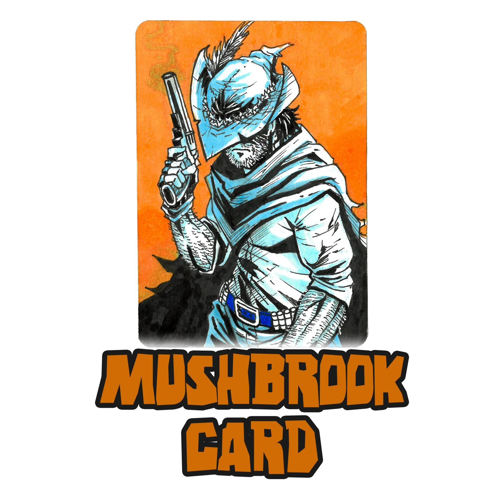 Mushbrook Pose Sketch Card