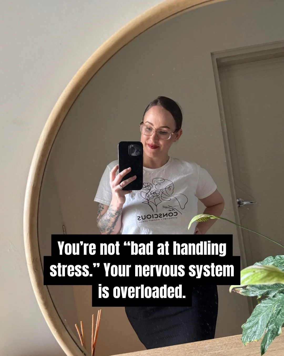 Most stress isn&rsquo;t about what&rsquo;s on your calendar.

It&rsquo;s about what your nervous system believes it has to brace for.

You don&rsquo;t need to become less capable.
You need your body to feel safe while being capable.

Comment Voice if
