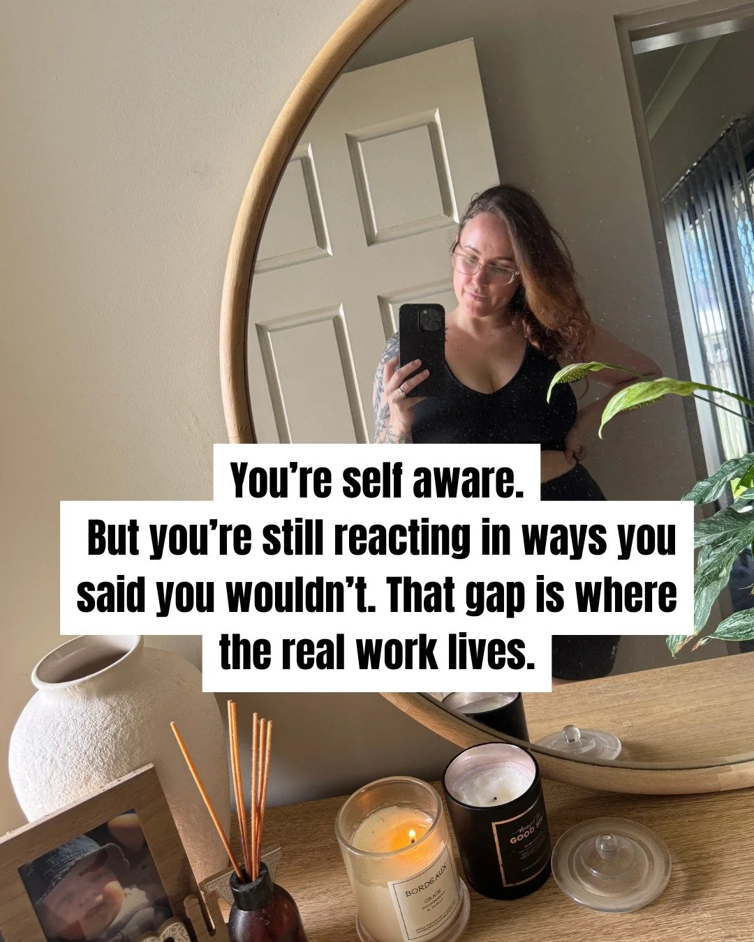 You&rsquo;re not stuck because you don&rsquo;t understand yourself 🤍
You&rsquo;re stuck because your body still believes the old response is safer 🧠

Awareness is the lightbulb moment 💡
Change is the repetition that follows 🔁

If you&rsquo;re don