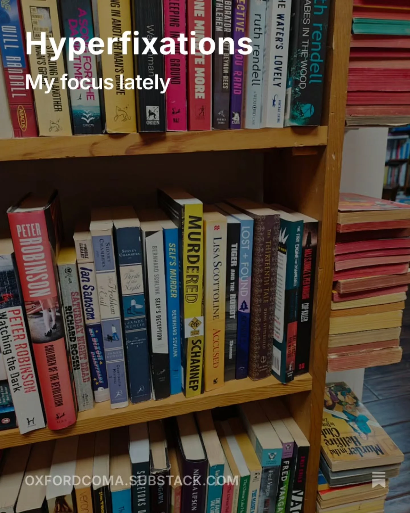 My latest Substack post is up and it includes a baby sneak peek into book three of the Douglas Mountain mystery series 🤫 link in bio.

Also, a quick note, I've taken down my shop on my website temporarily due to the Canada Post strike. But my book i